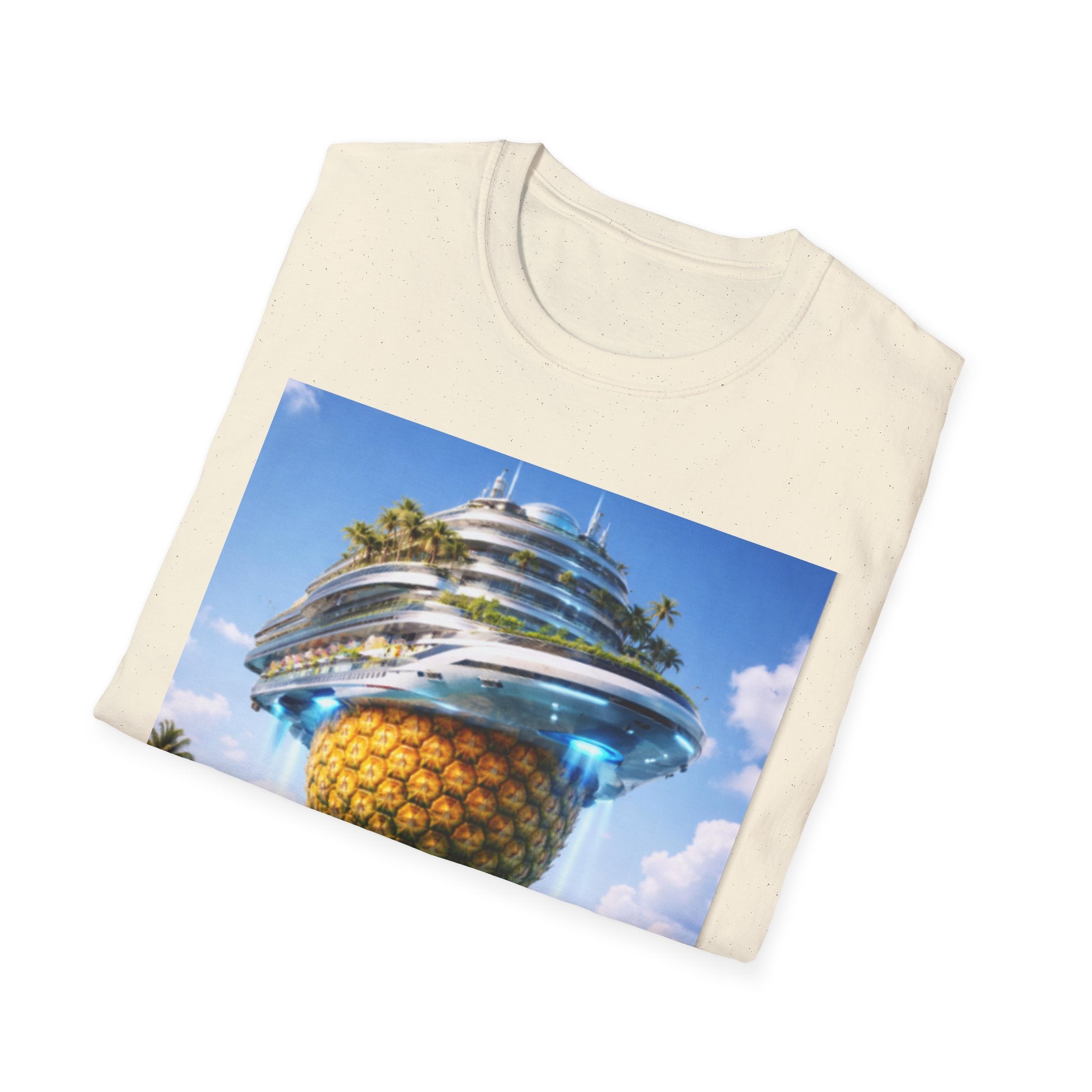 Futuristic Pineapple Cruise T-Shirt — Fun Exclusive Cruise Tee