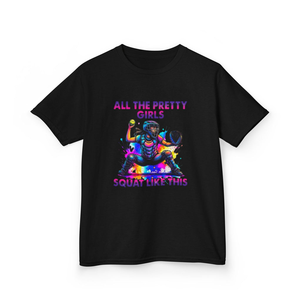 Softball Girl Kids Tee — Perfect Gift for Young Players