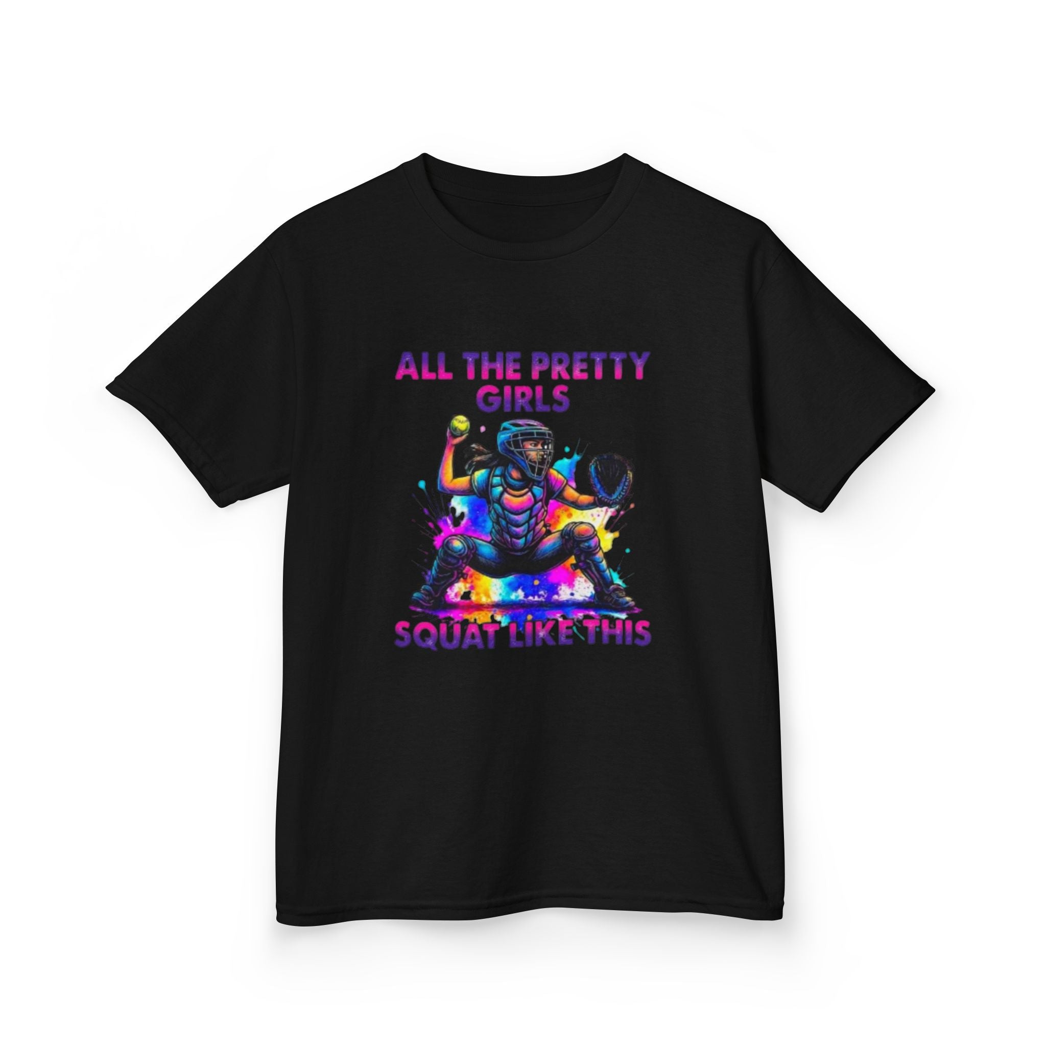 Softball Girl Kids Tee — Perfect Gift for Young Players