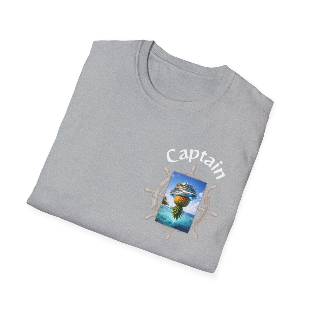Futuristic Captain Pineapple Cruise T-Shirt