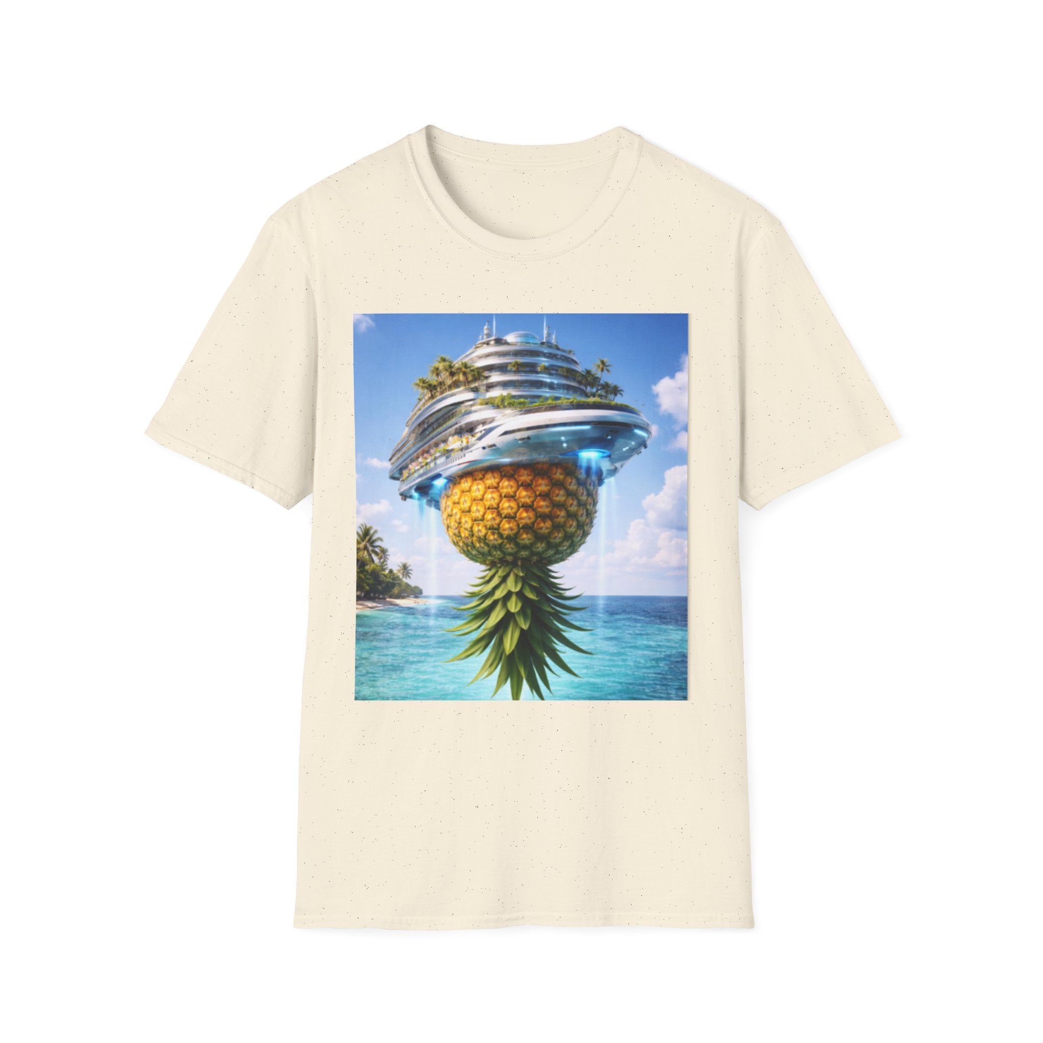 Futuristic Pineapple Cruise T-Shirt — Fun Exclusive Cruise Tee