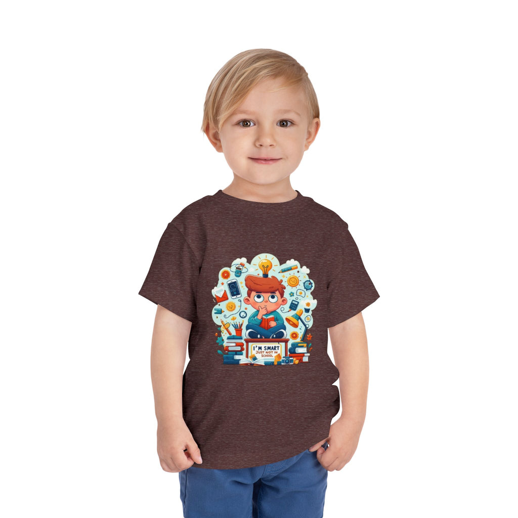 Smart Kid Toddler Tee — "I’m Smart" Back-to-School Shirt