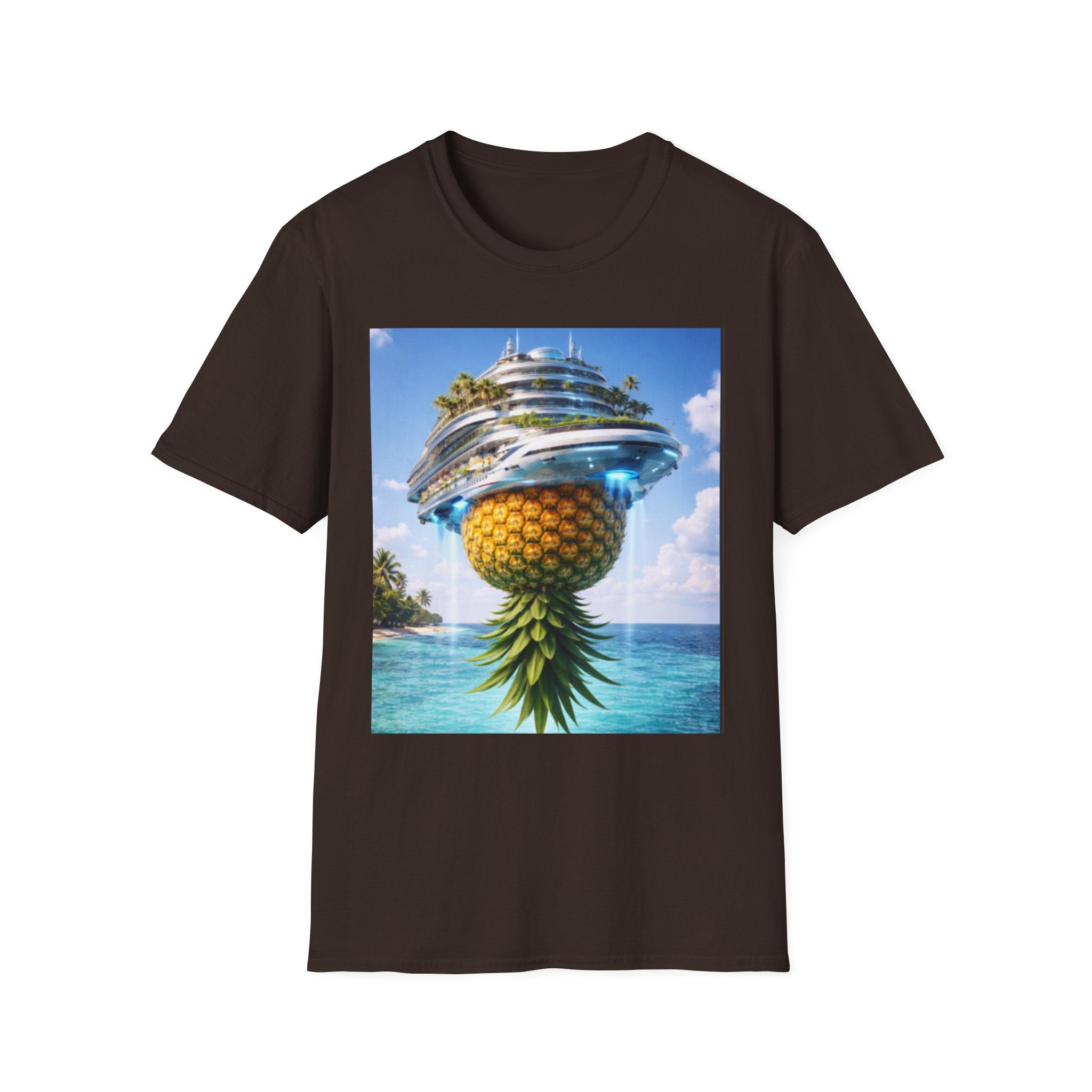 Futuristic Pineapple Cruise T-Shirt — Fun Exclusive Cruise Tee