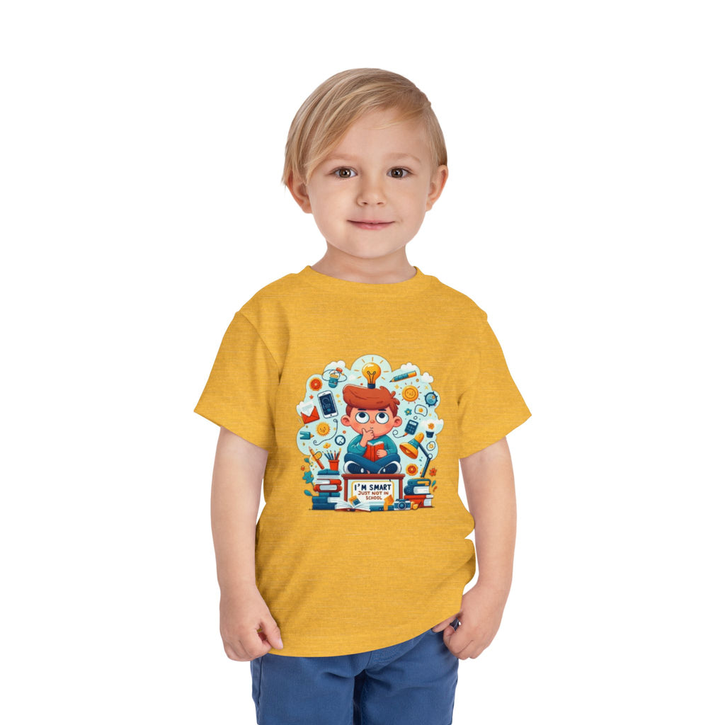 Smart Kid Toddler Tee — "I’m Smart" Back-to-School Shirt
