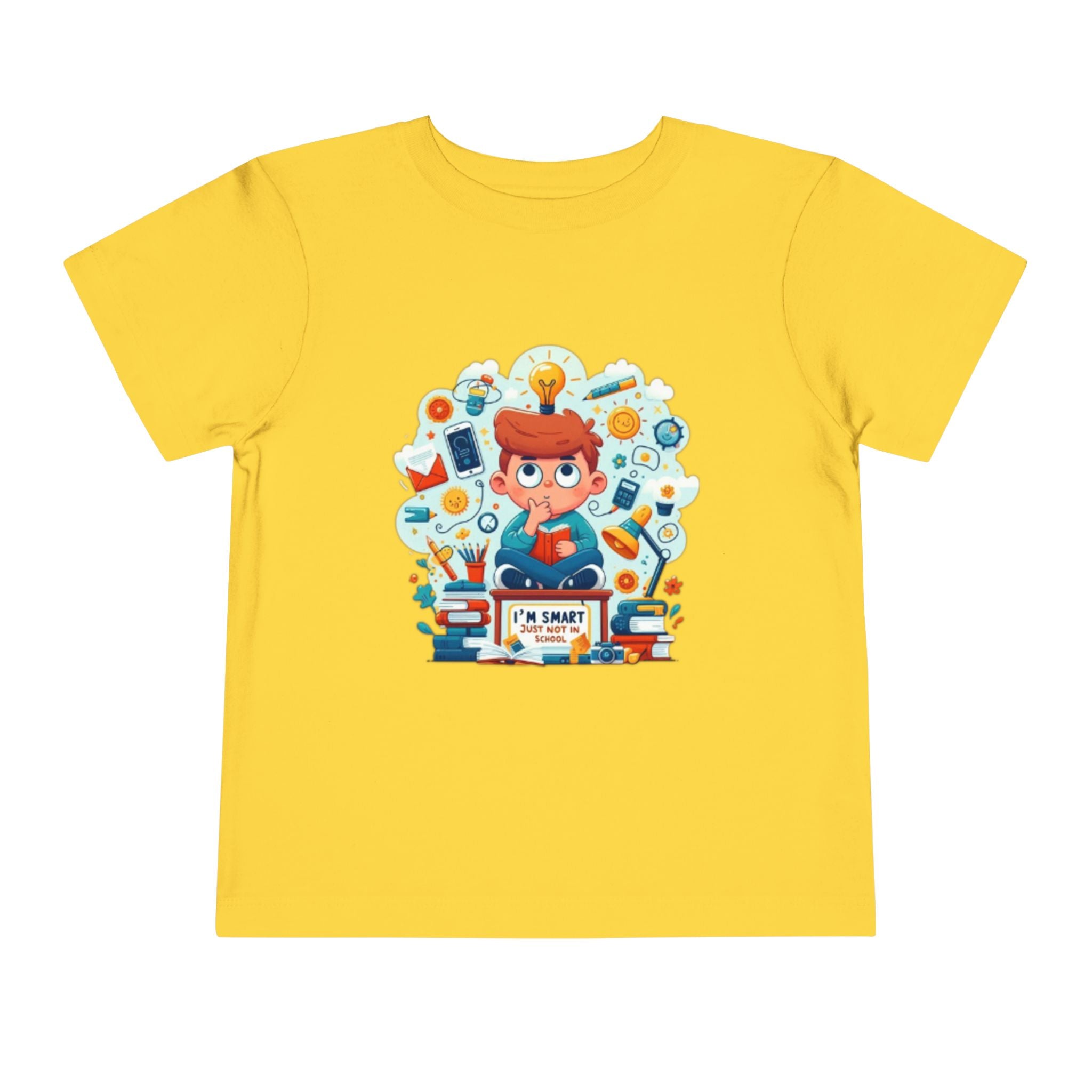 Smart Kid Toddler Tee — "I’m Smart" Back-to-School Shirt
