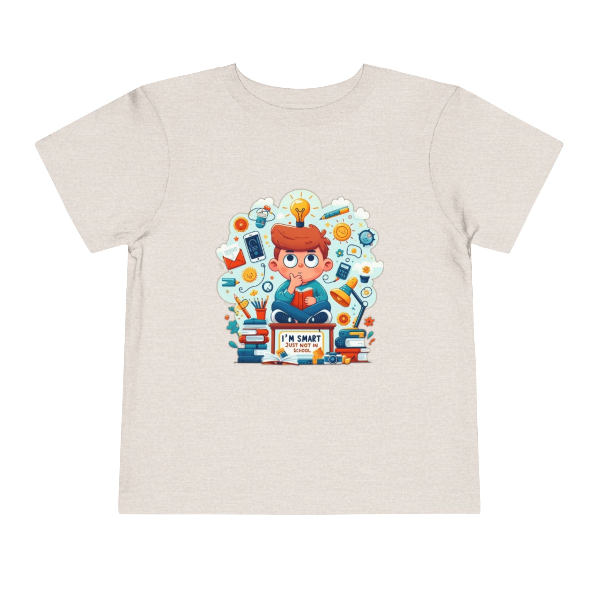 Smart Kid Toddler Tee — "I’m Smart" Back-to-School Shirt