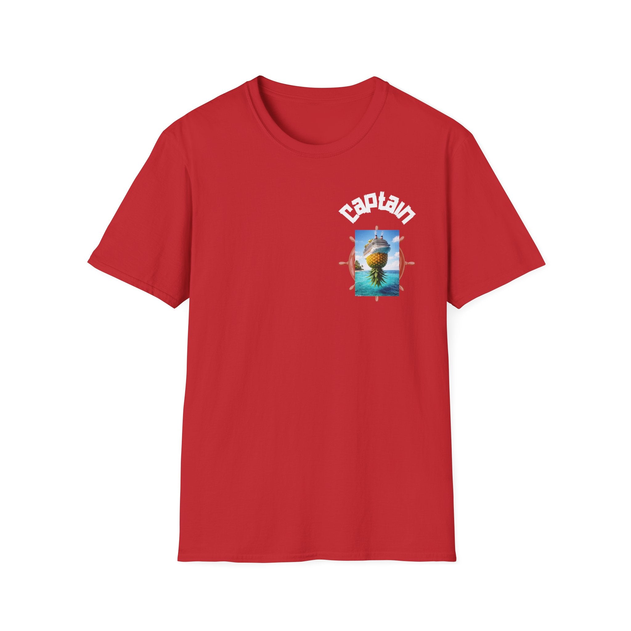 OG Captain Pineapple Beach T-Shirt — Tropical Nautical Graphic Tee