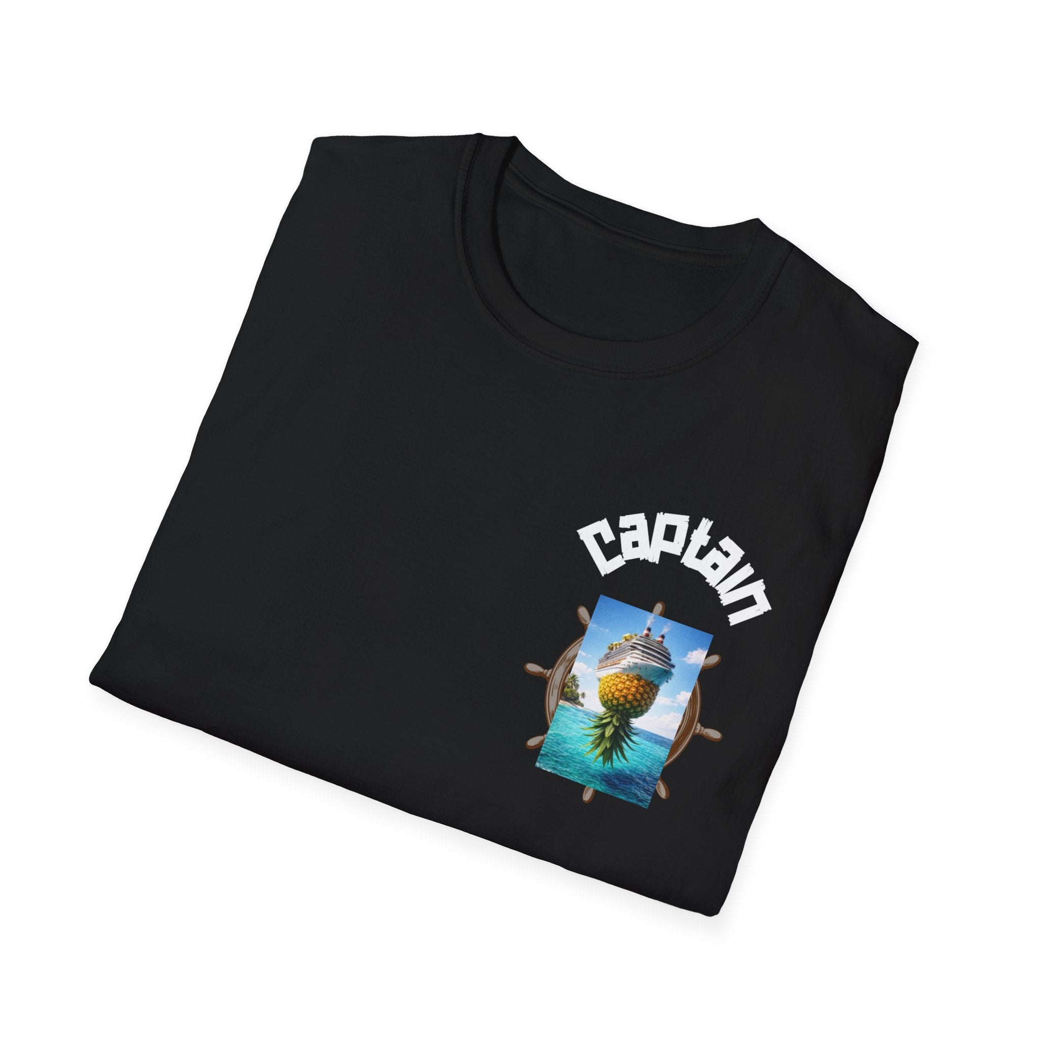 OG Captain Pineapple Beach T-Shirt — Tropical Nautical Graphic Tee