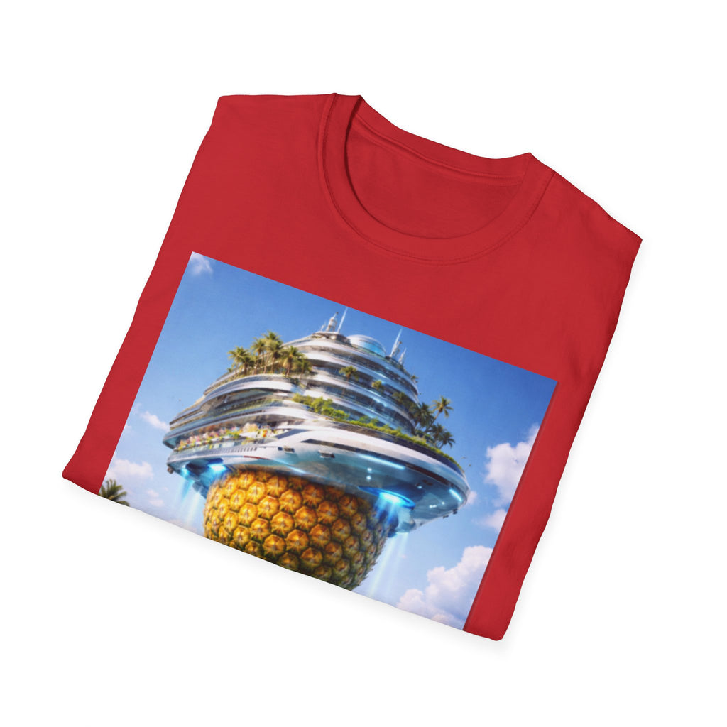 Futuristic Pineapple Cruise T-Shirt — Fun Exclusive Cruise Tee