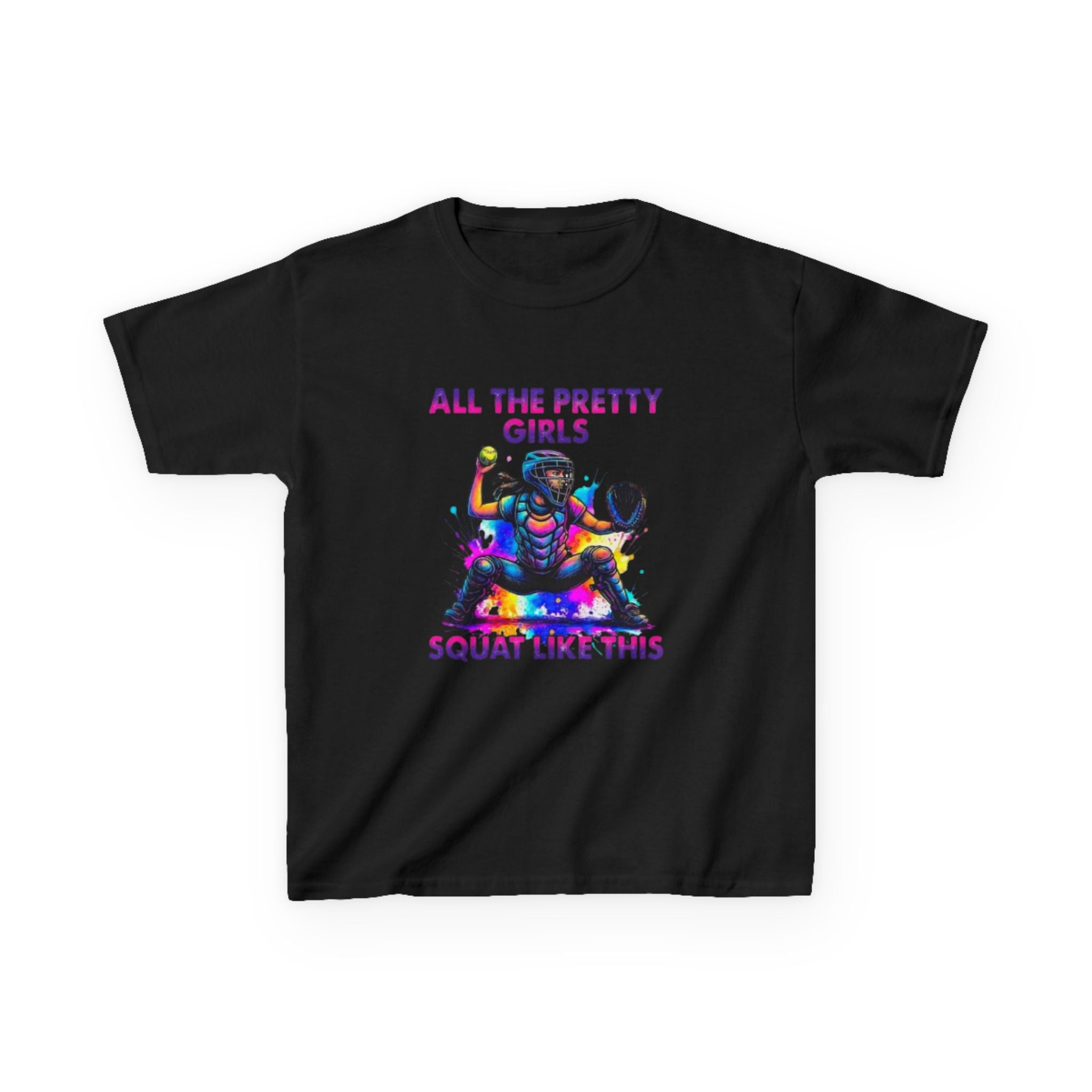 Softball Girl Kids Tee — Perfect Gift for Young Players