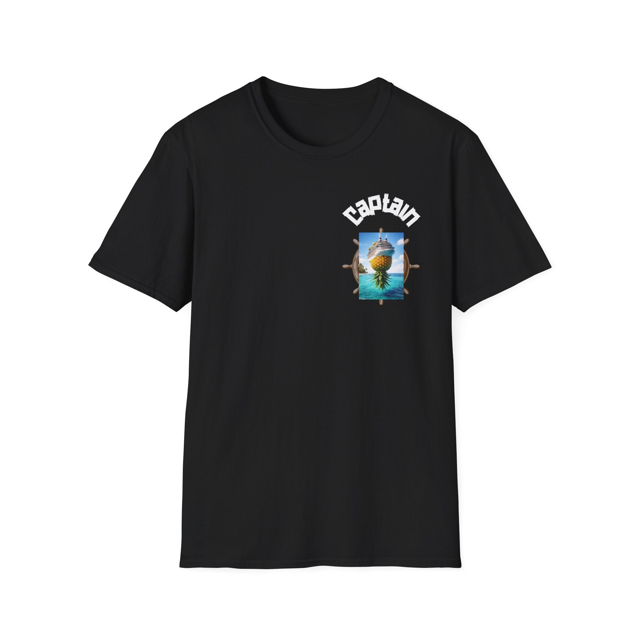 OG Captain Pineapple Beach T-Shirt — Tropical Nautical Graphic Tee