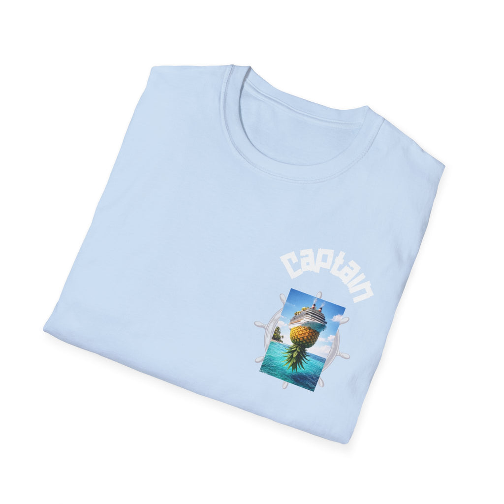 OG Captain Pineapple Beach T-Shirt — Tropical Nautical Graphic Tee