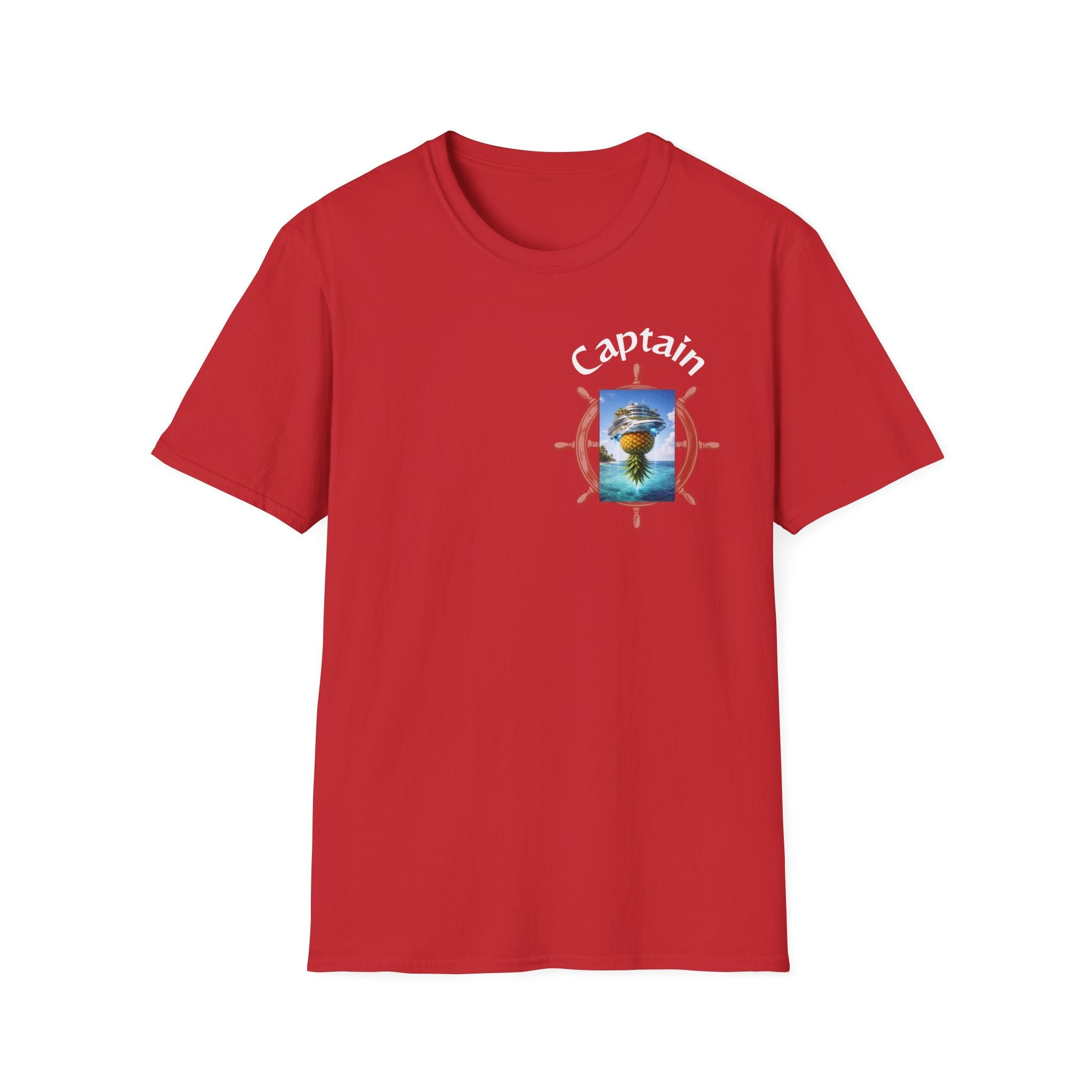 Futuristic Captain Pineapple Cruise T-Shirt