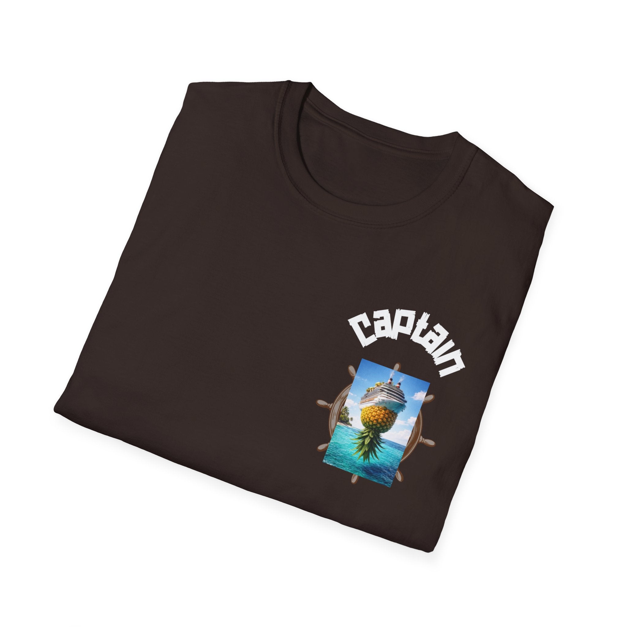 OG Captain Pineapple Beach T-Shirt — Tropical Nautical Graphic Tee