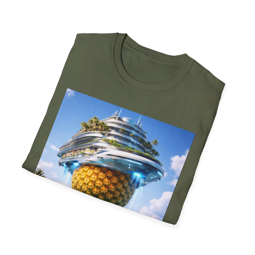 Futuristic Pineapple Cruise T-Shirt — Fun Exclusive Cruise Tee
