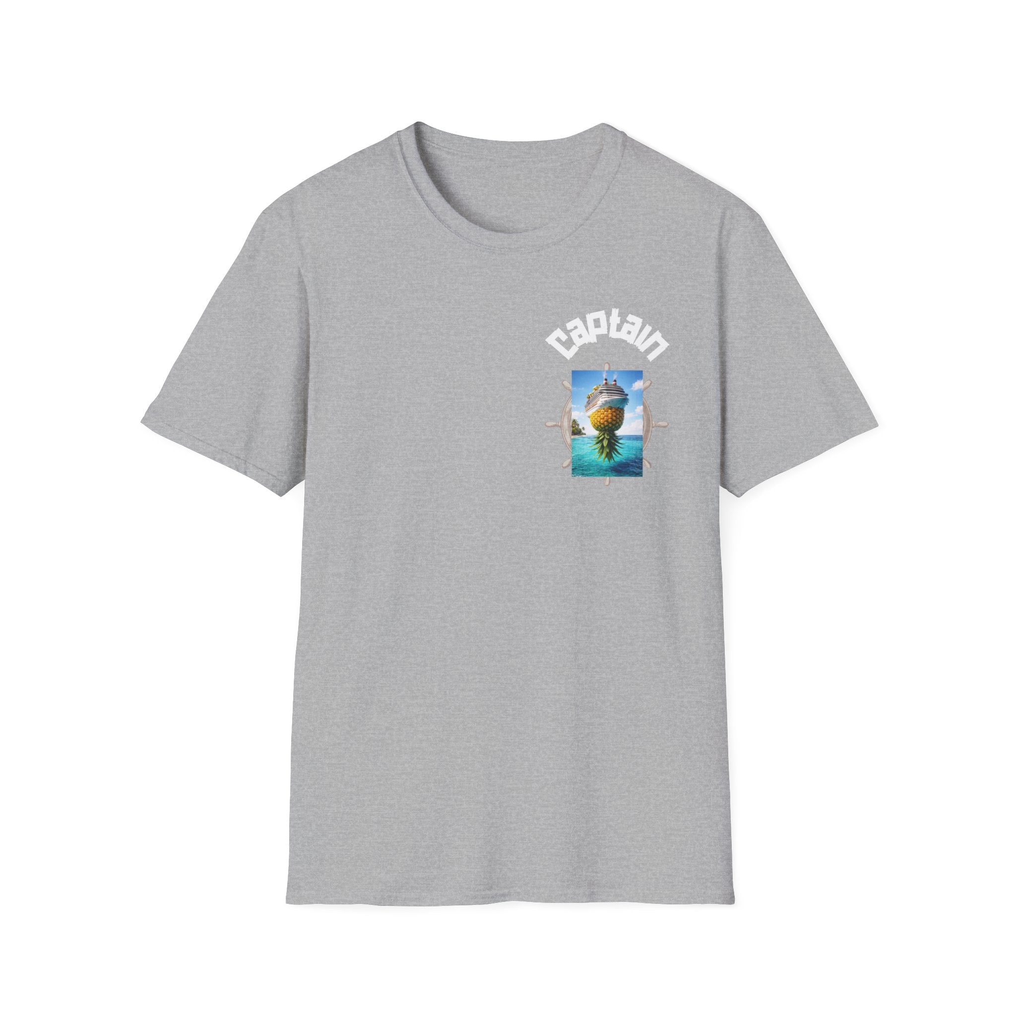 OG Captain Pineapple Beach T-Shirt — Tropical Nautical Graphic Tee