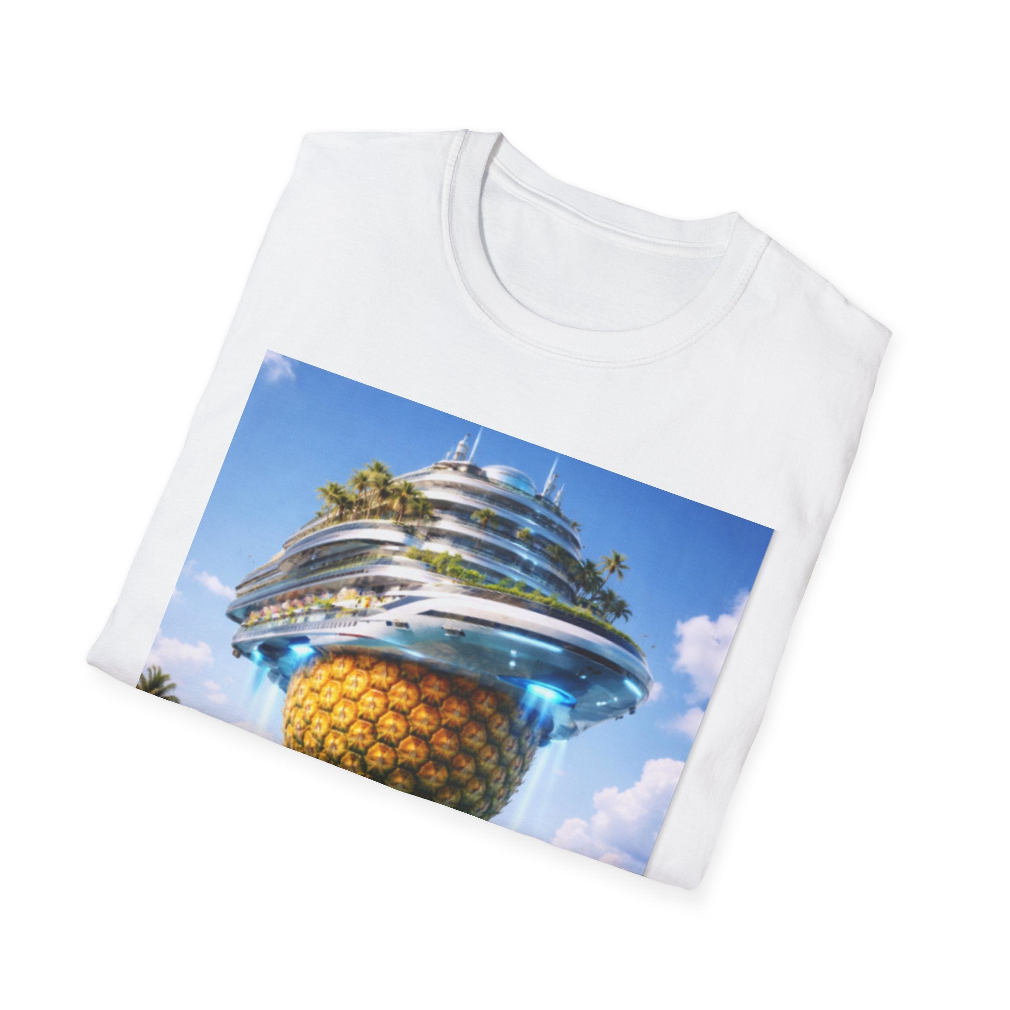 Futuristic Pineapple Cruise T-Shirt — Fun Exclusive Cruise Tee