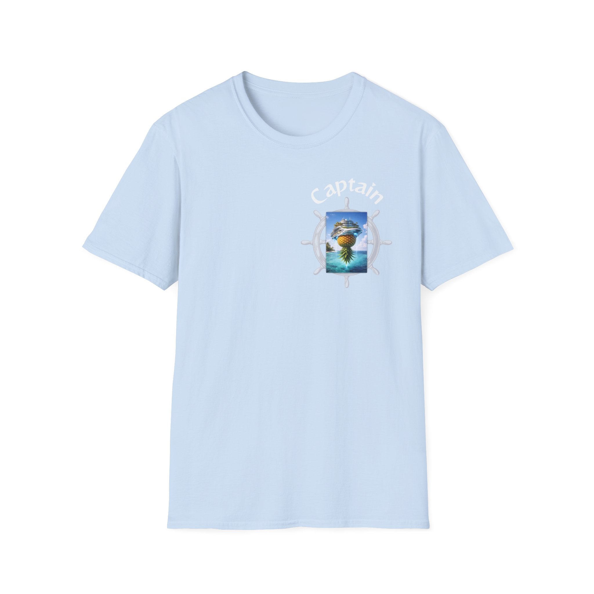 Futuristic Captain Pineapple Cruise T-Shirt