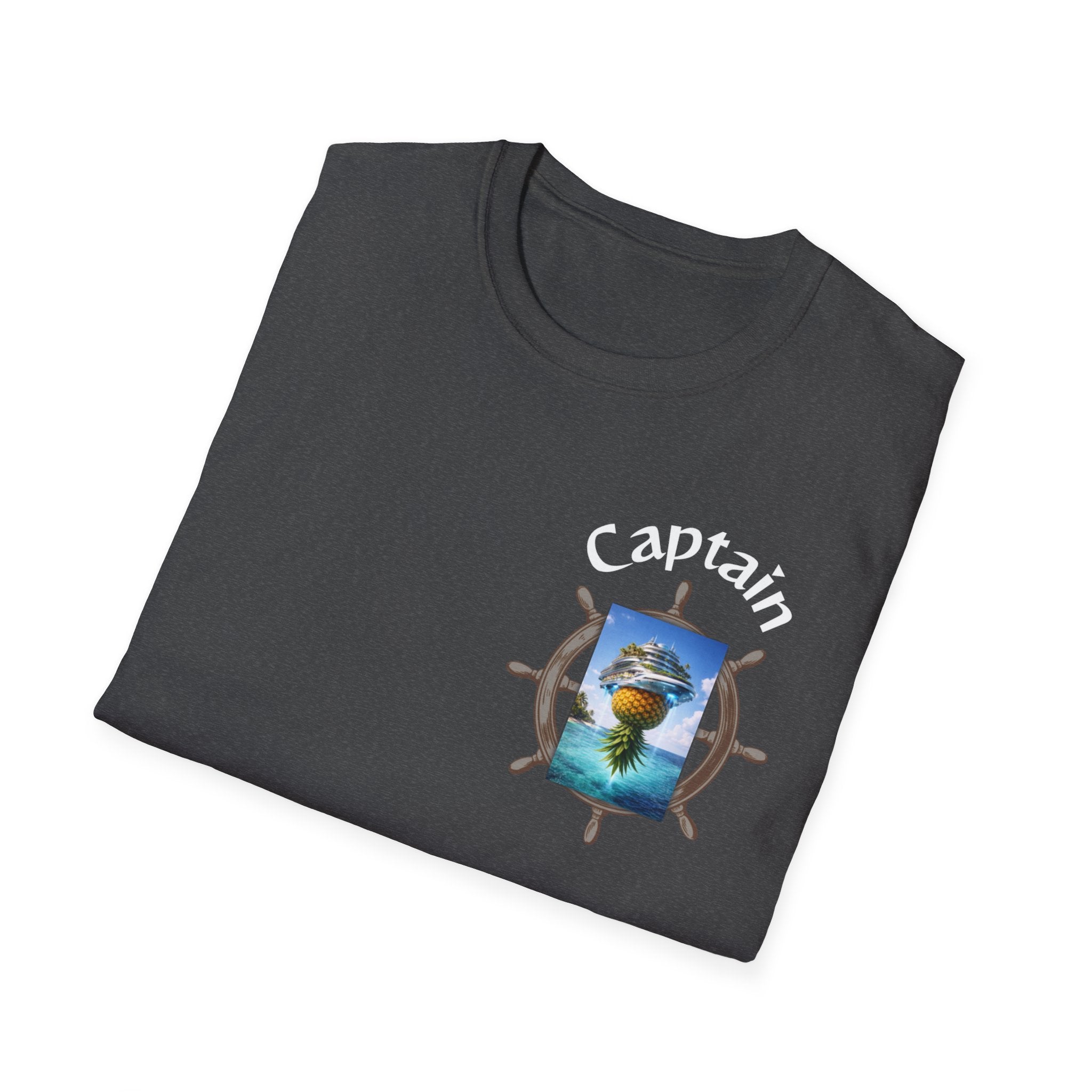 Futuristic Captain Pineapple Cruise T-Shirt