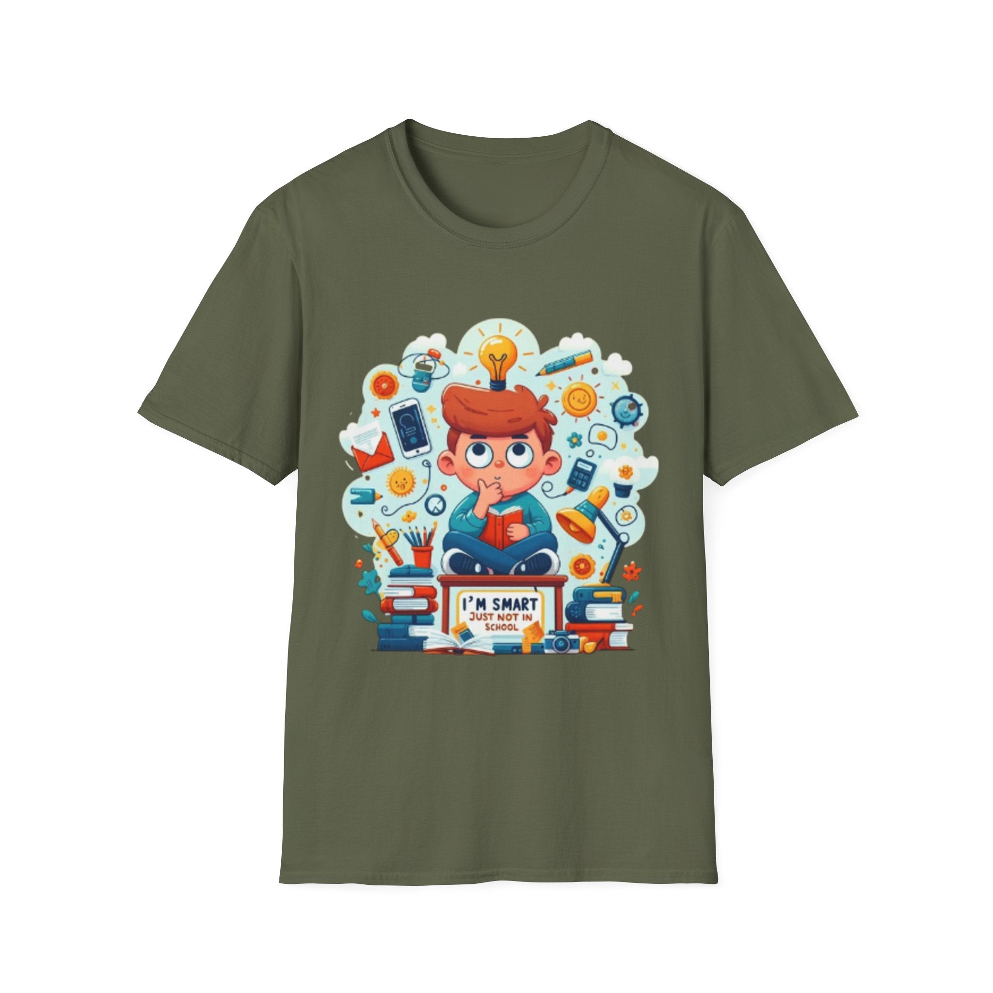 "I'm Smart Just Not in School"- Funny T-Shirt
