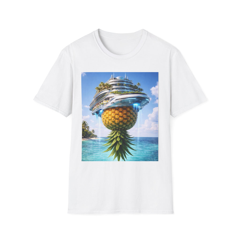 Futuristic Pineapple Cruise T-Shirt — Fun Exclusive Cruise Tee