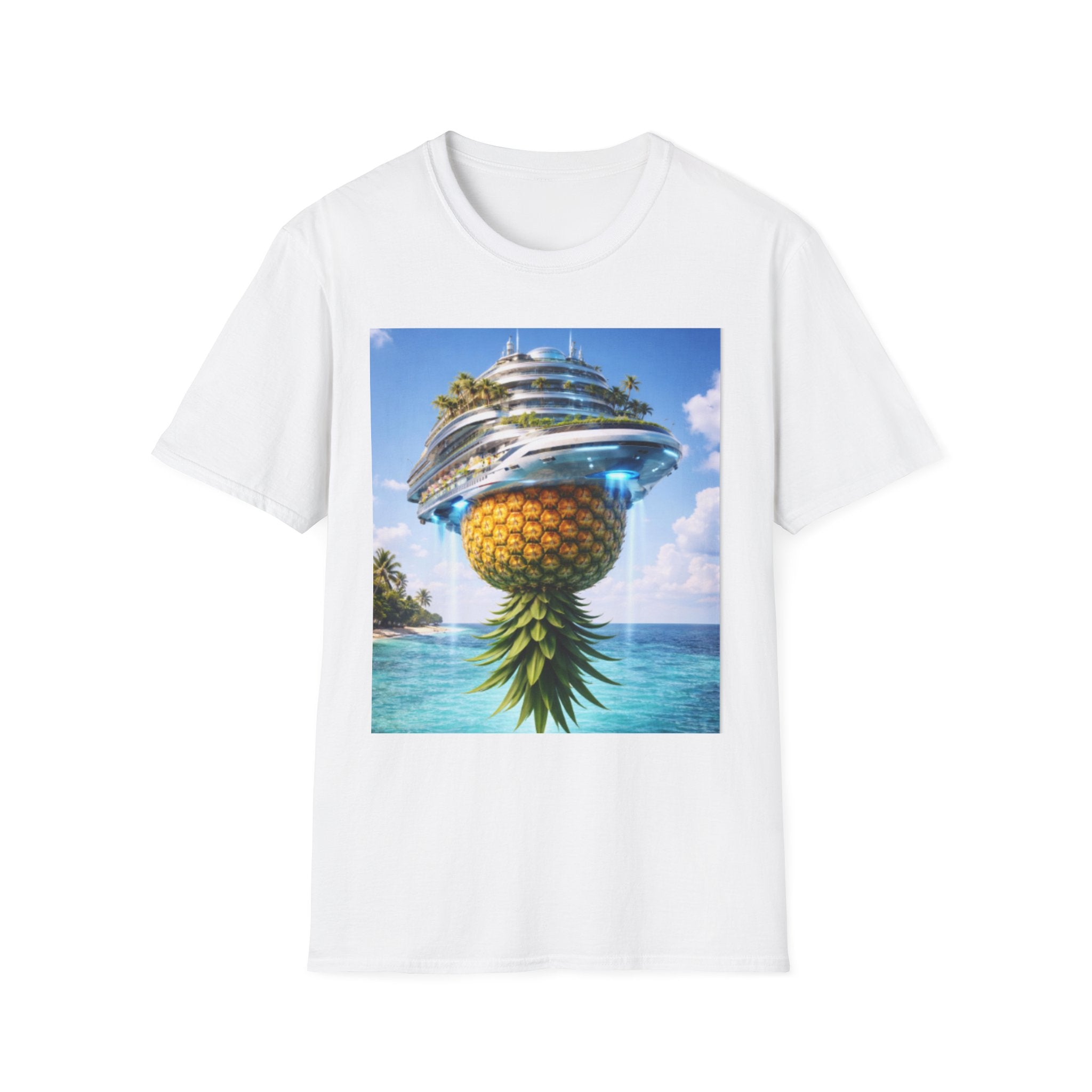 Futuristic Pineapple Cruise T-Shirt — Fun Exclusive Cruise Tee