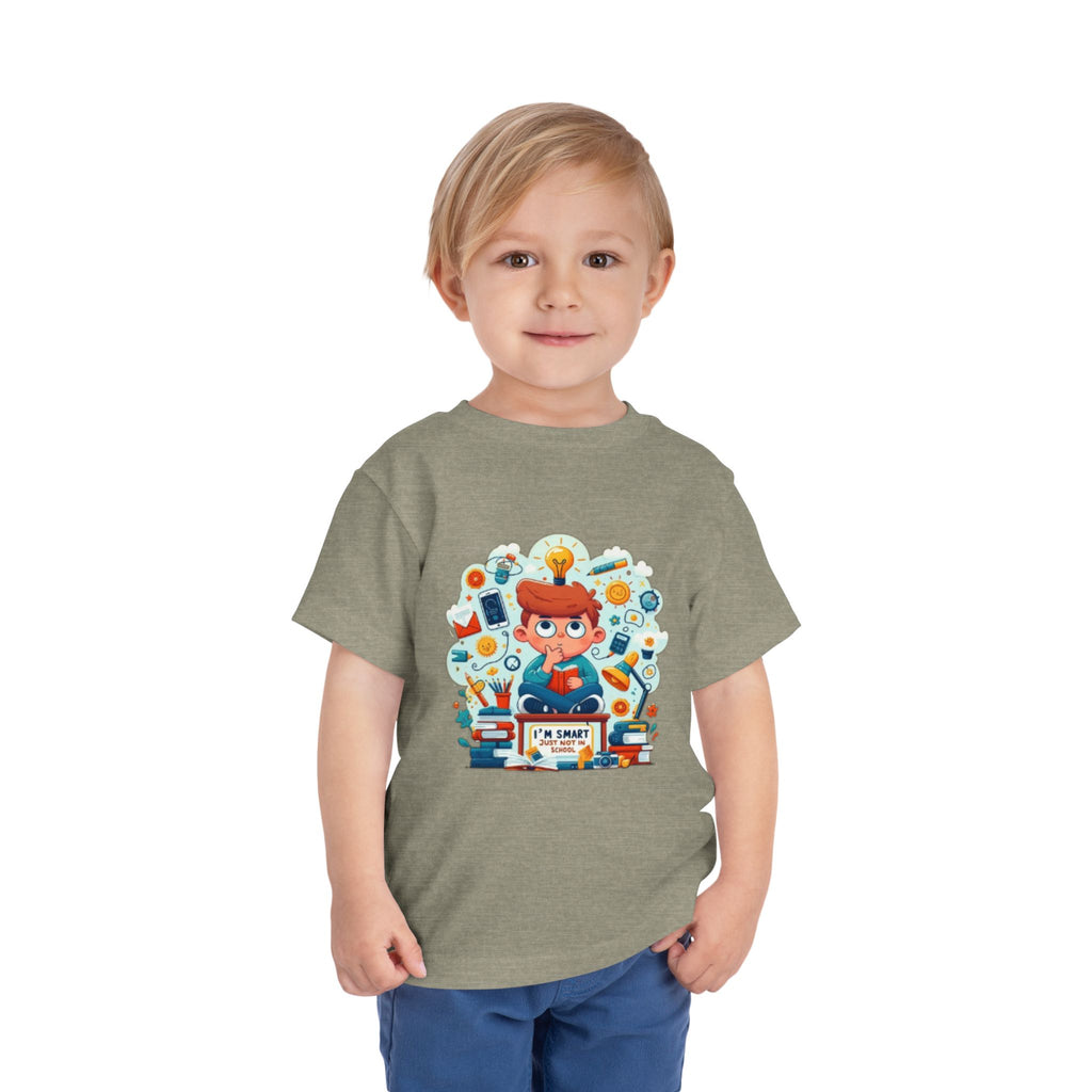 Smart Kid Toddler Tee — "I’m Smart" Back-to-School Shirt