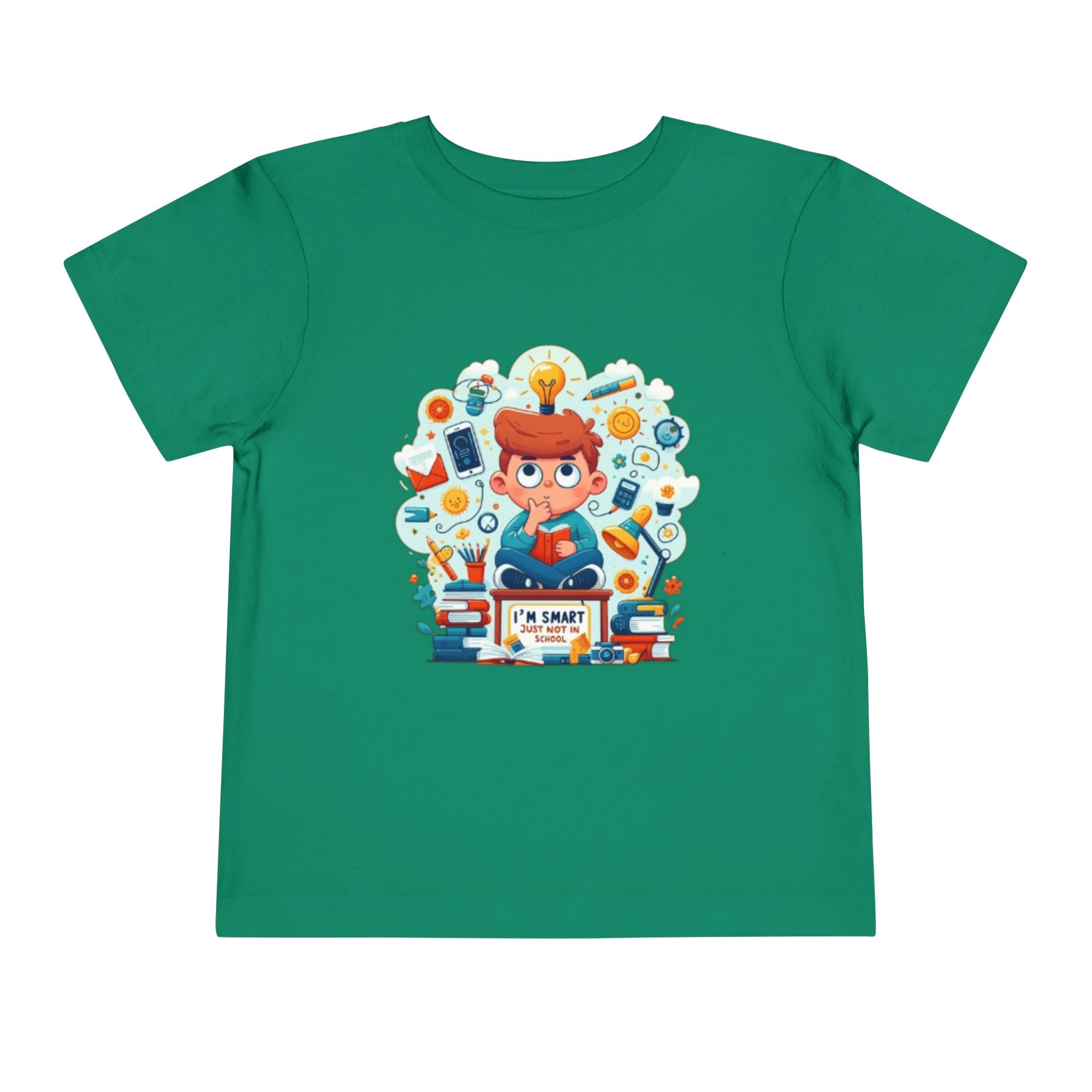 Smart Kid Toddler Tee — "I’m Smart" Back-to-School Shirt