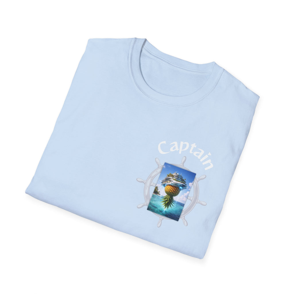 Futuristic Captain Pineapple Cruise T-Shirt