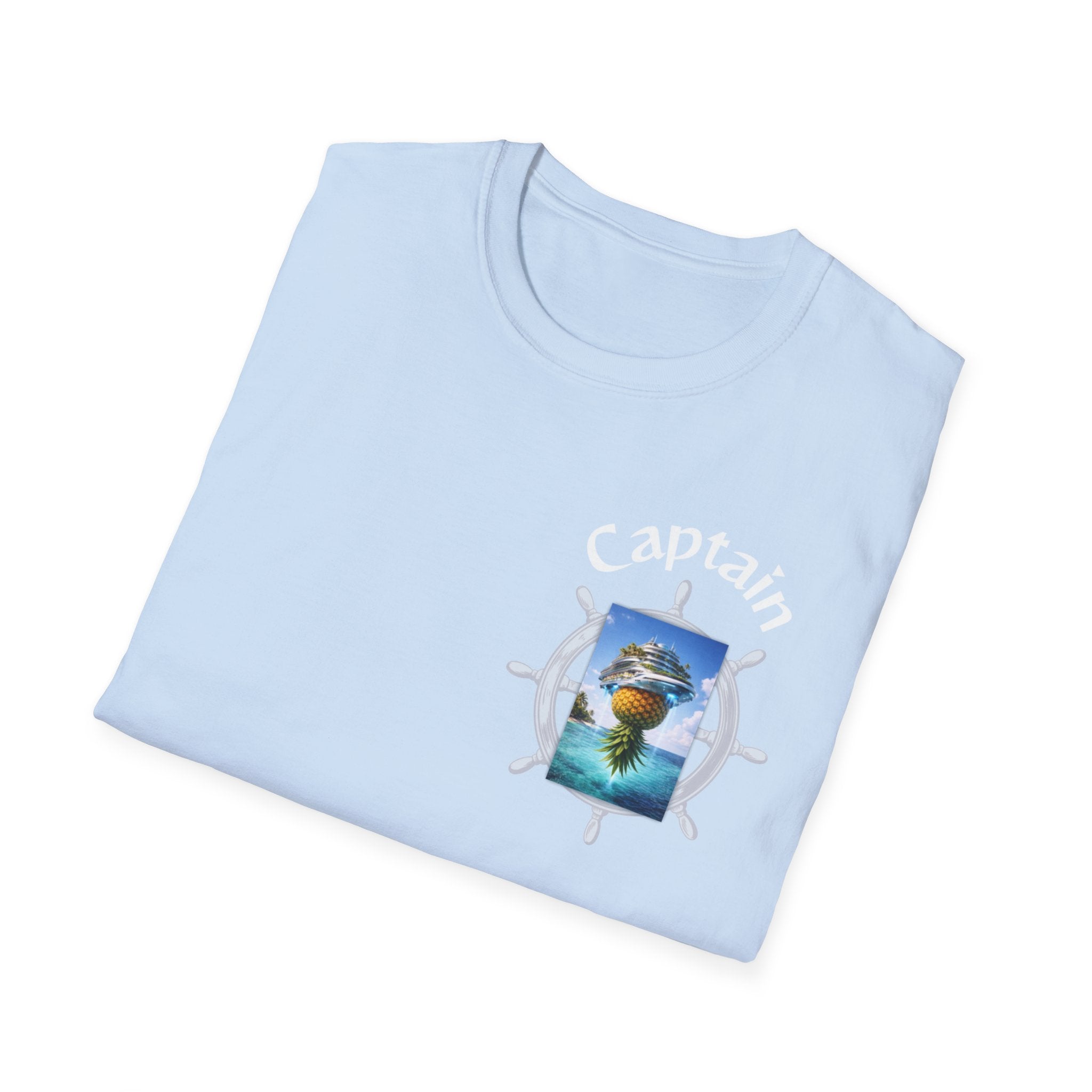 Futuristic Captain Pineapple Cruise T-Shirt