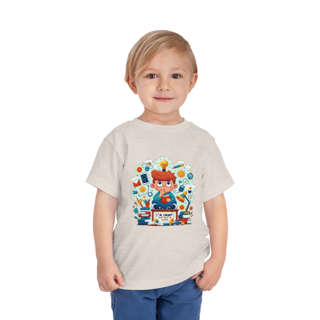 Smart Kid Toddler Tee — "I’m Smart" Back-to-School Shirt