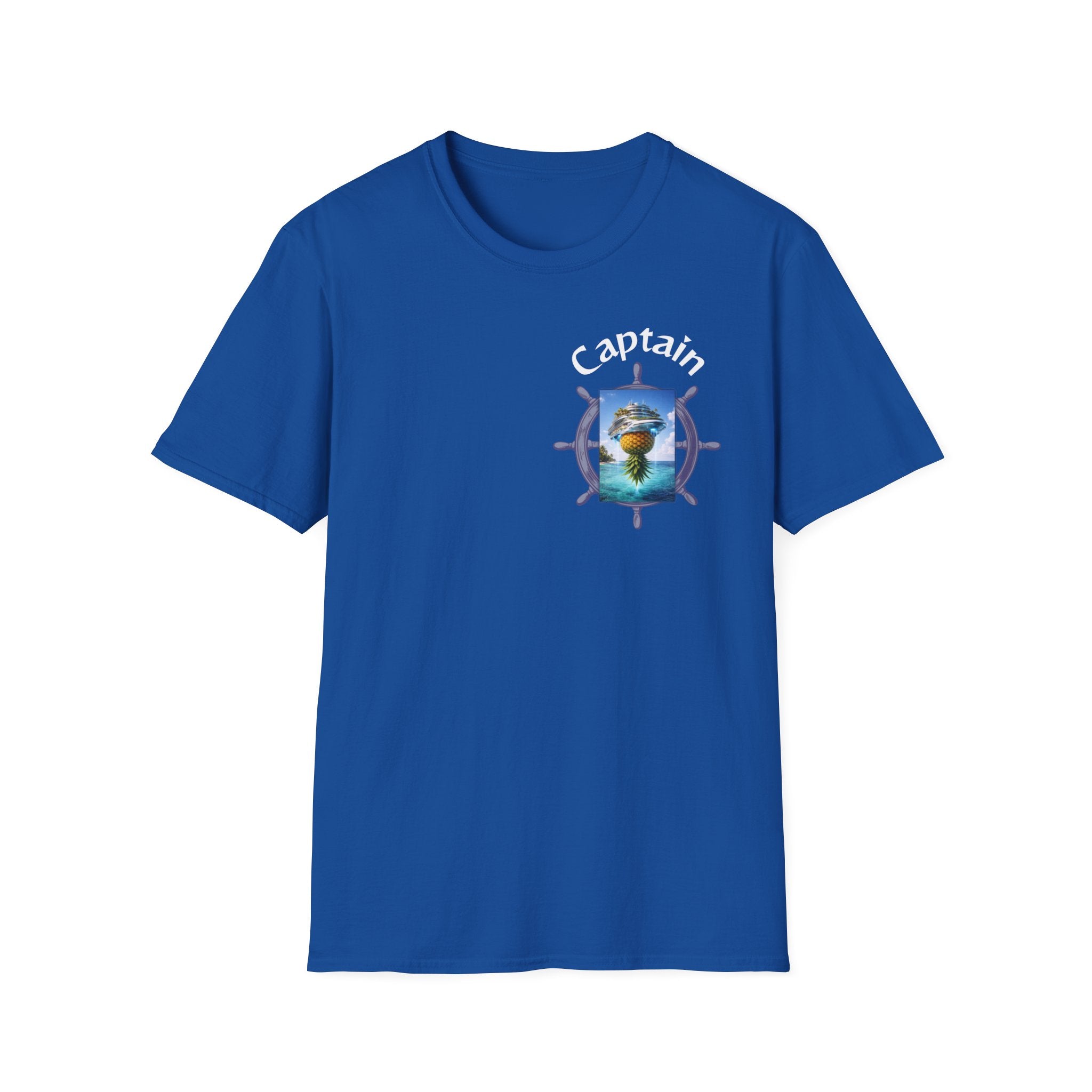 Futuristic Captain Pineapple Cruise T-Shirt