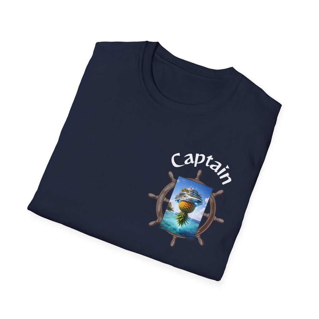 Futuristic Captain Pineapple Cruise T-Shirt