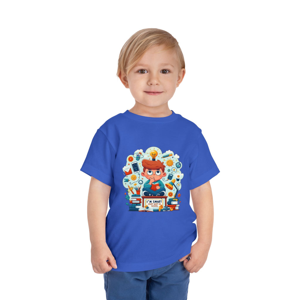 Smart Kid Toddler Tee — "I’m Smart" Back-to-School Shirt