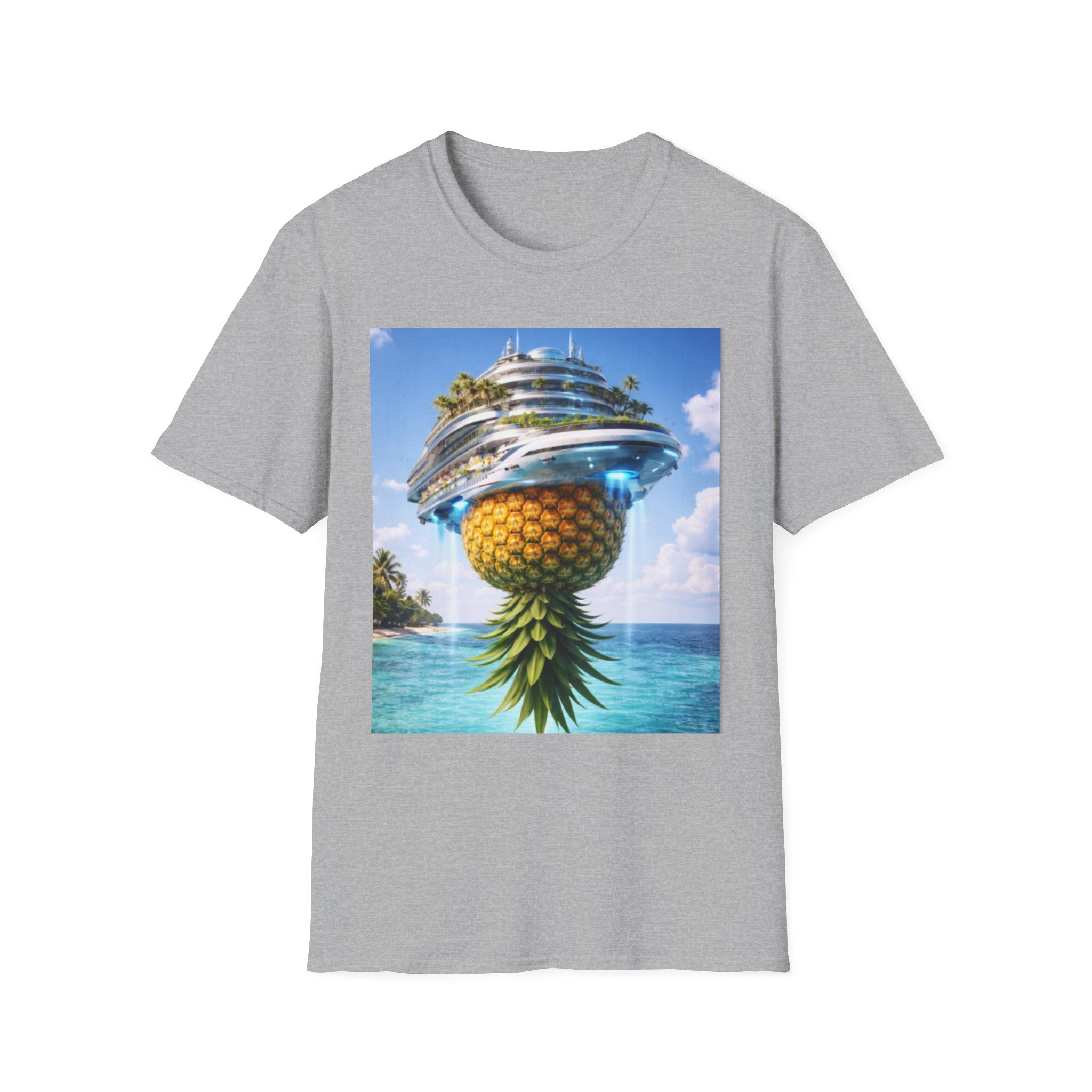 Futuristic Pineapple Cruise T-Shirt — Fun Exclusive Cruise Tee