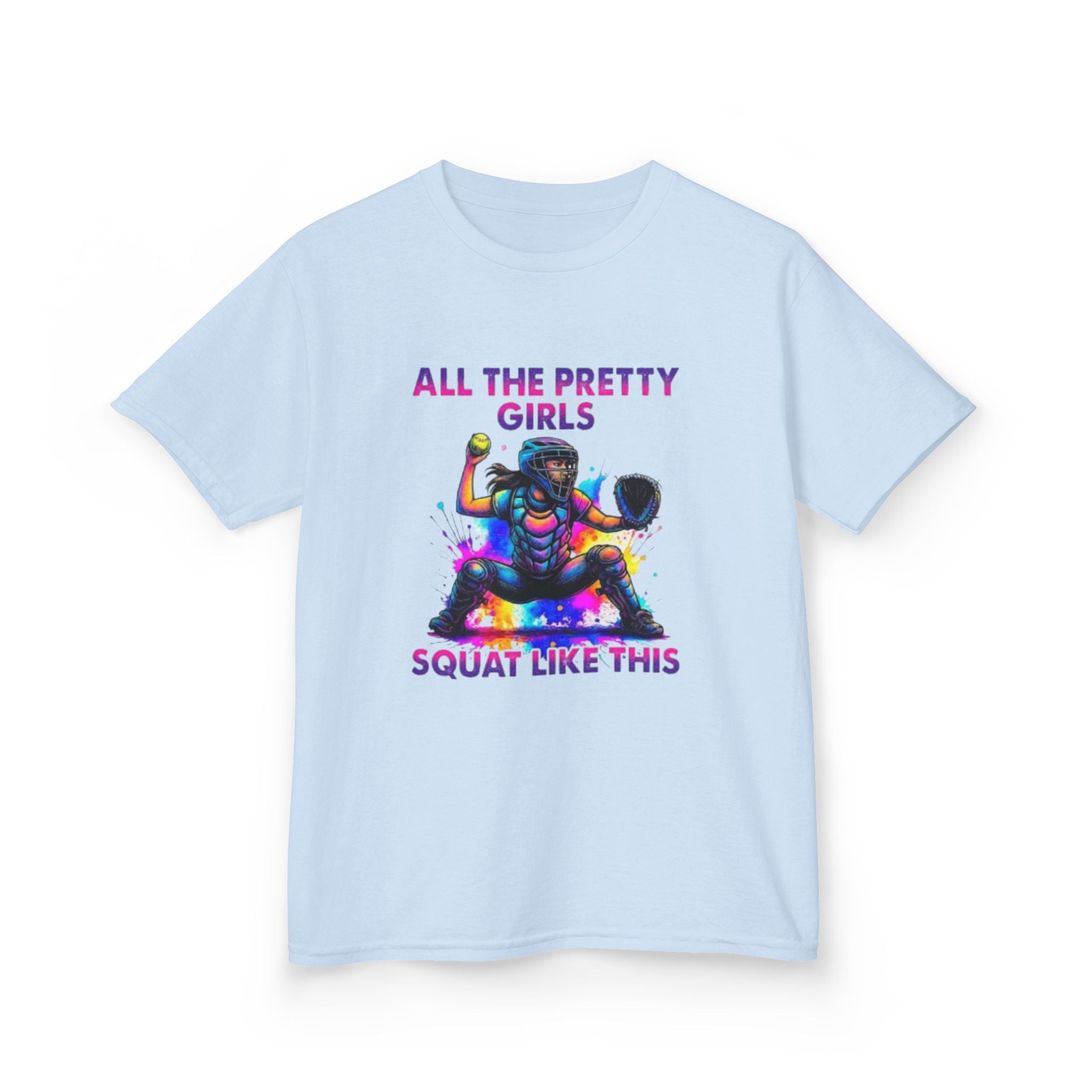 Softball Girl Kids Tee — Perfect Gift for Young Players
