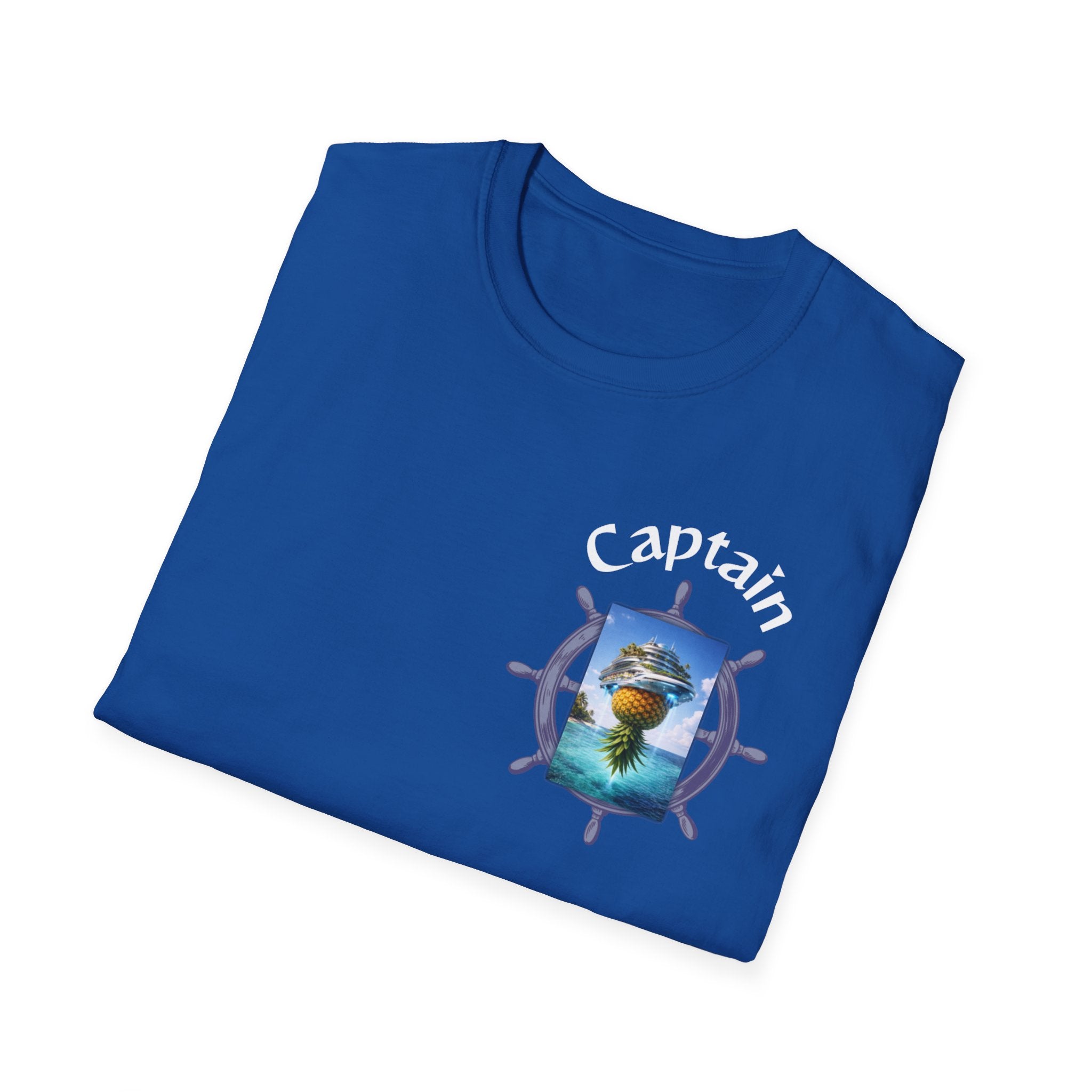 Futuristic Captain Pineapple Cruise T-Shirt