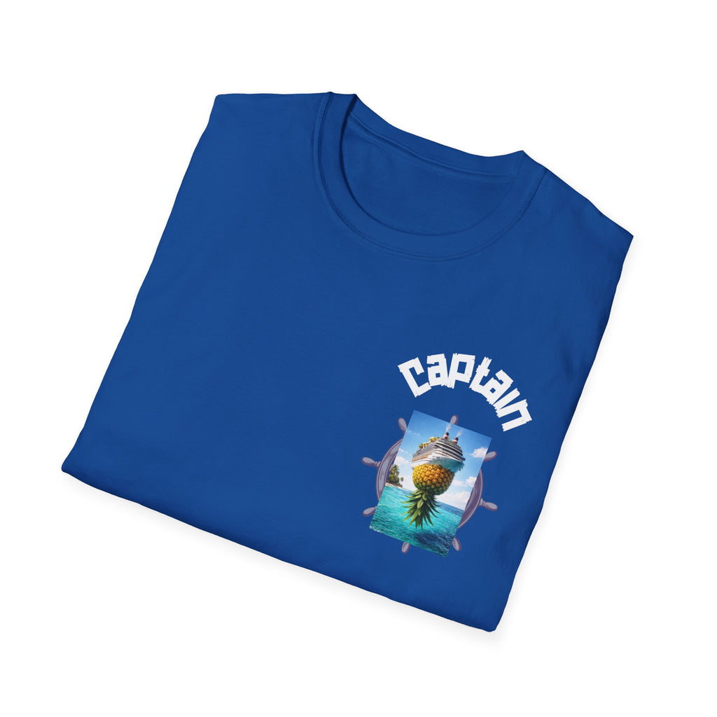 OG Captain Pineapple Beach T-Shirt — Tropical Nautical Graphic Tee