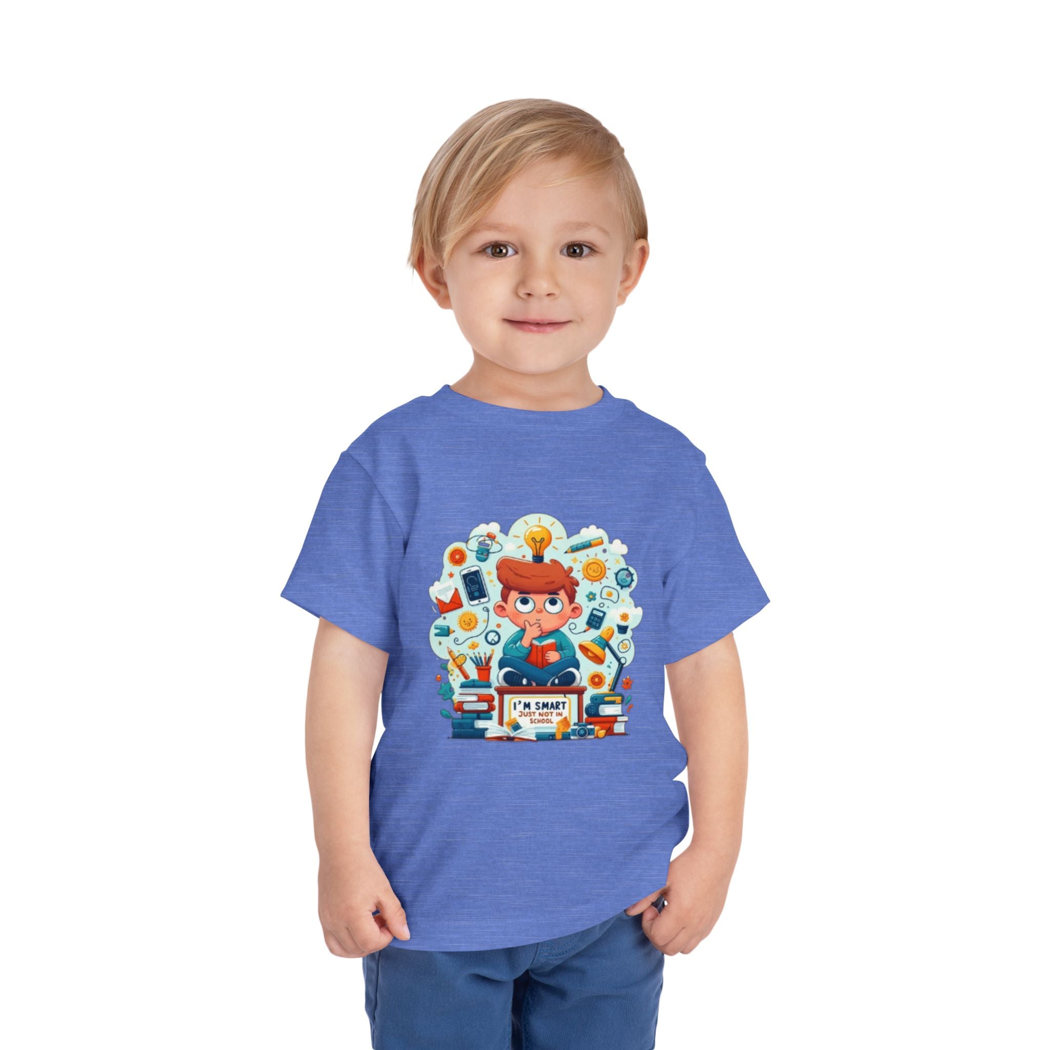 Smart Kid Toddler Tee — "I’m Smart" Back-to-School Shirt