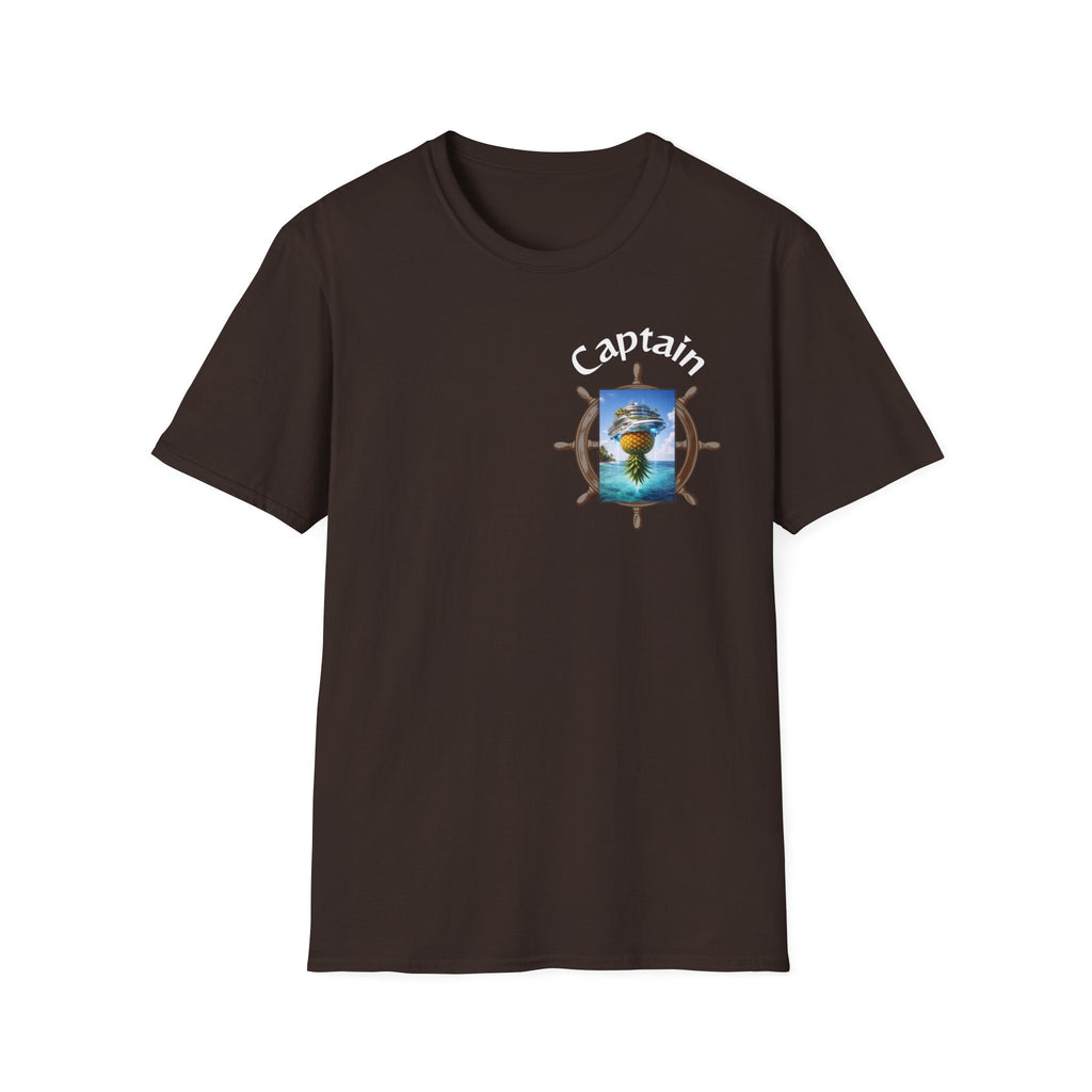 Futuristic Captain Pineapple Cruise T-Shirt