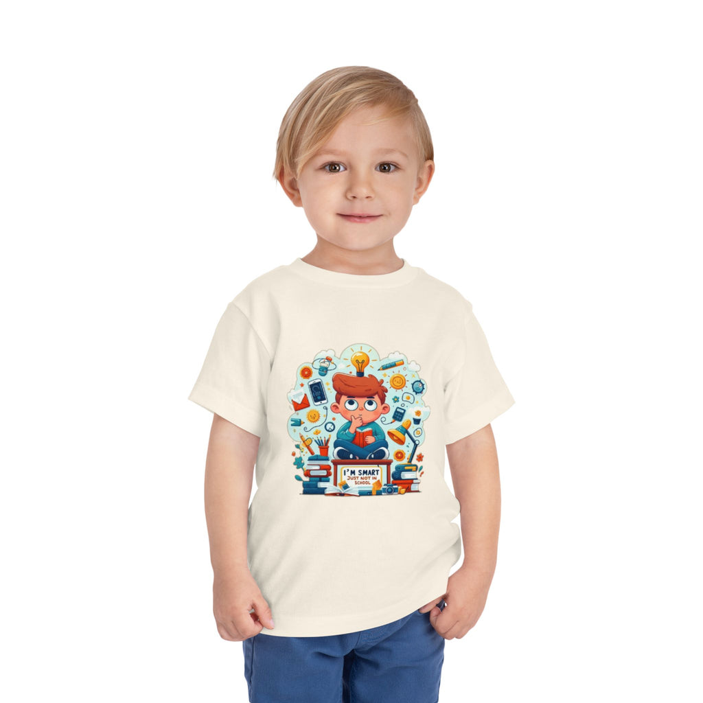 Smart Kid Toddler Tee — "I’m Smart" Back-to-School Shirt