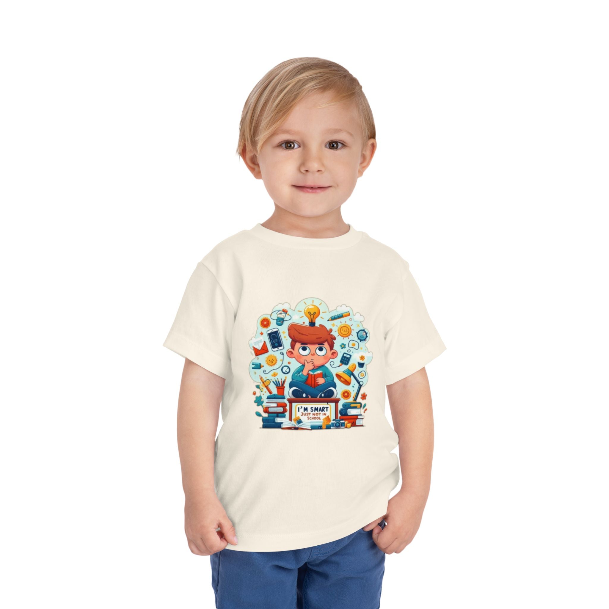 Smart Kid Toddler Tee — "I’m Smart" Back-to-School Shirt