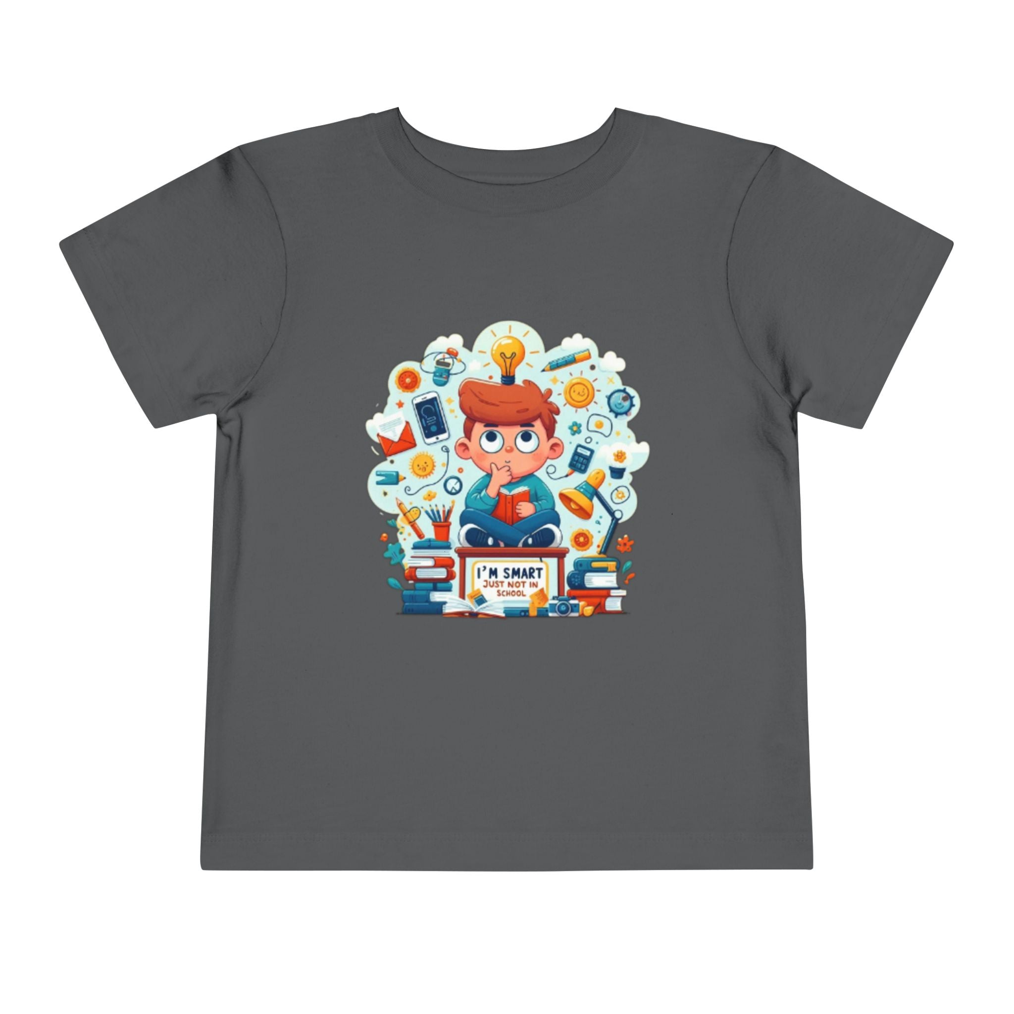 Smart Kid Toddler Tee — "I’m Smart" Back-to-School Shirt
