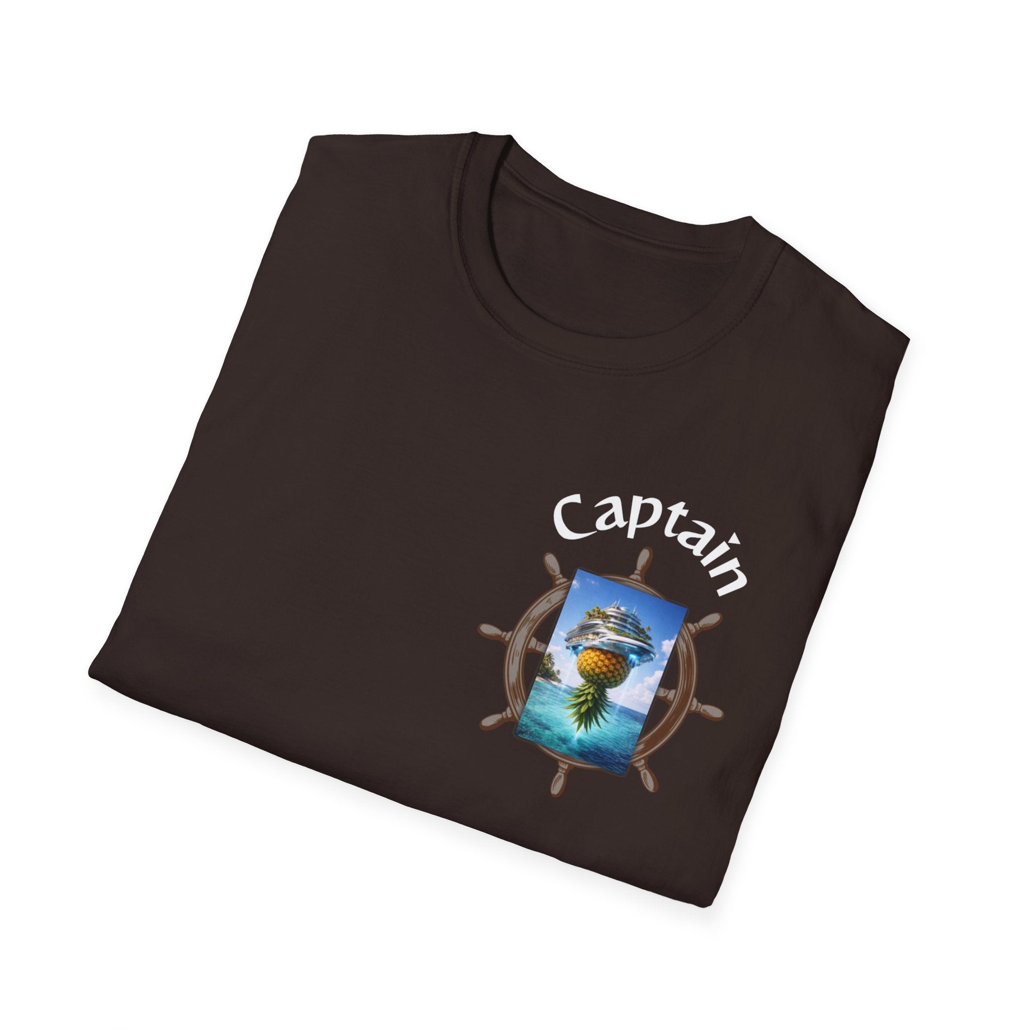 Futuristic Captain Pineapple Cruise T-Shirt