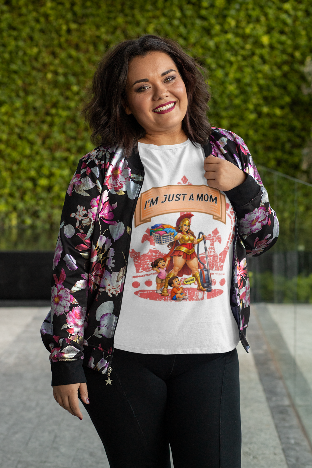 I'm Just a Mom T-Shirt — Funny Mom Graphic Tee for Everyday & Mother's Day