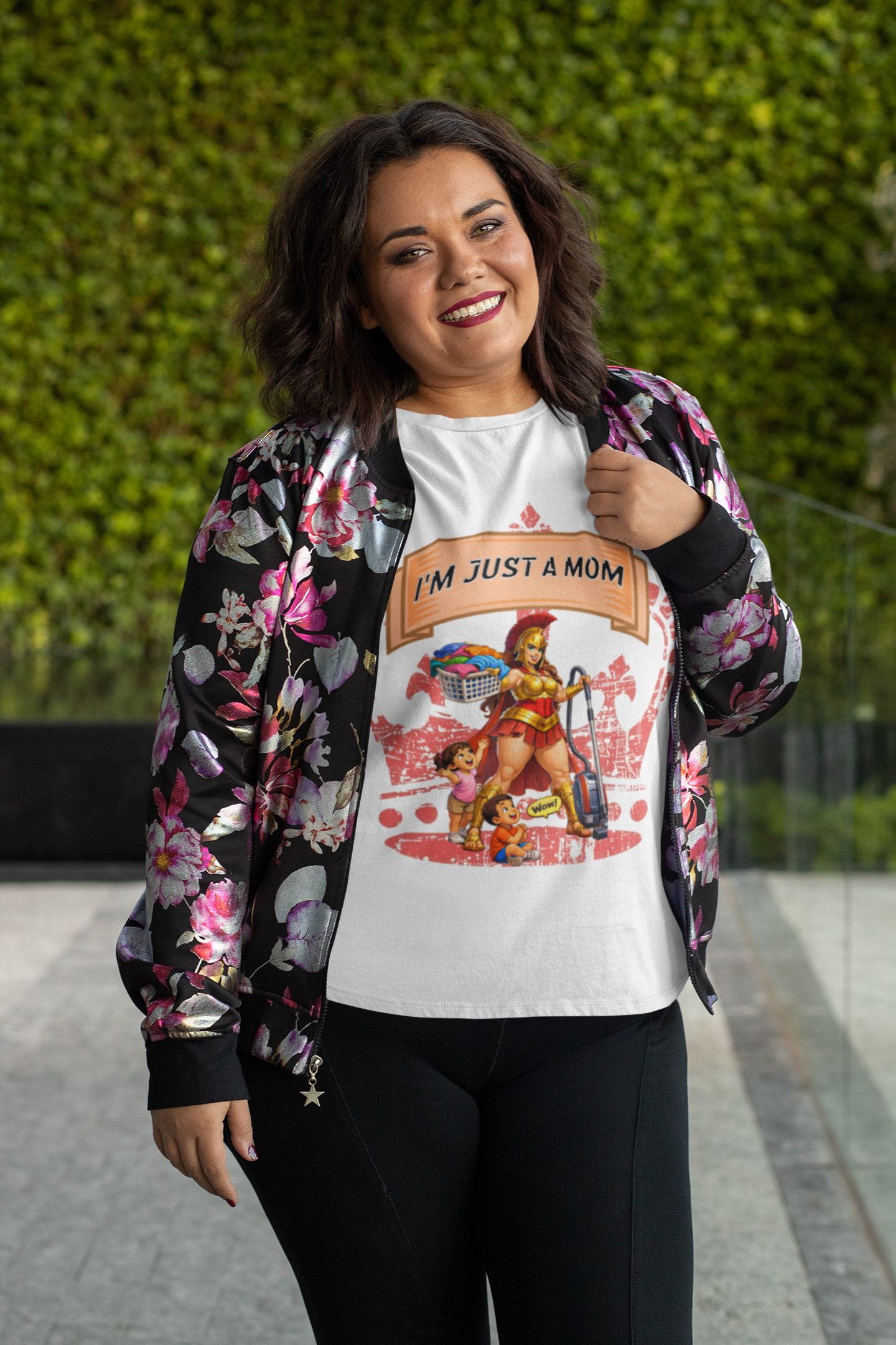 I'm Just a Mom T-Shirt — Funny Mom Graphic Tee for Everyday & Mother's Day