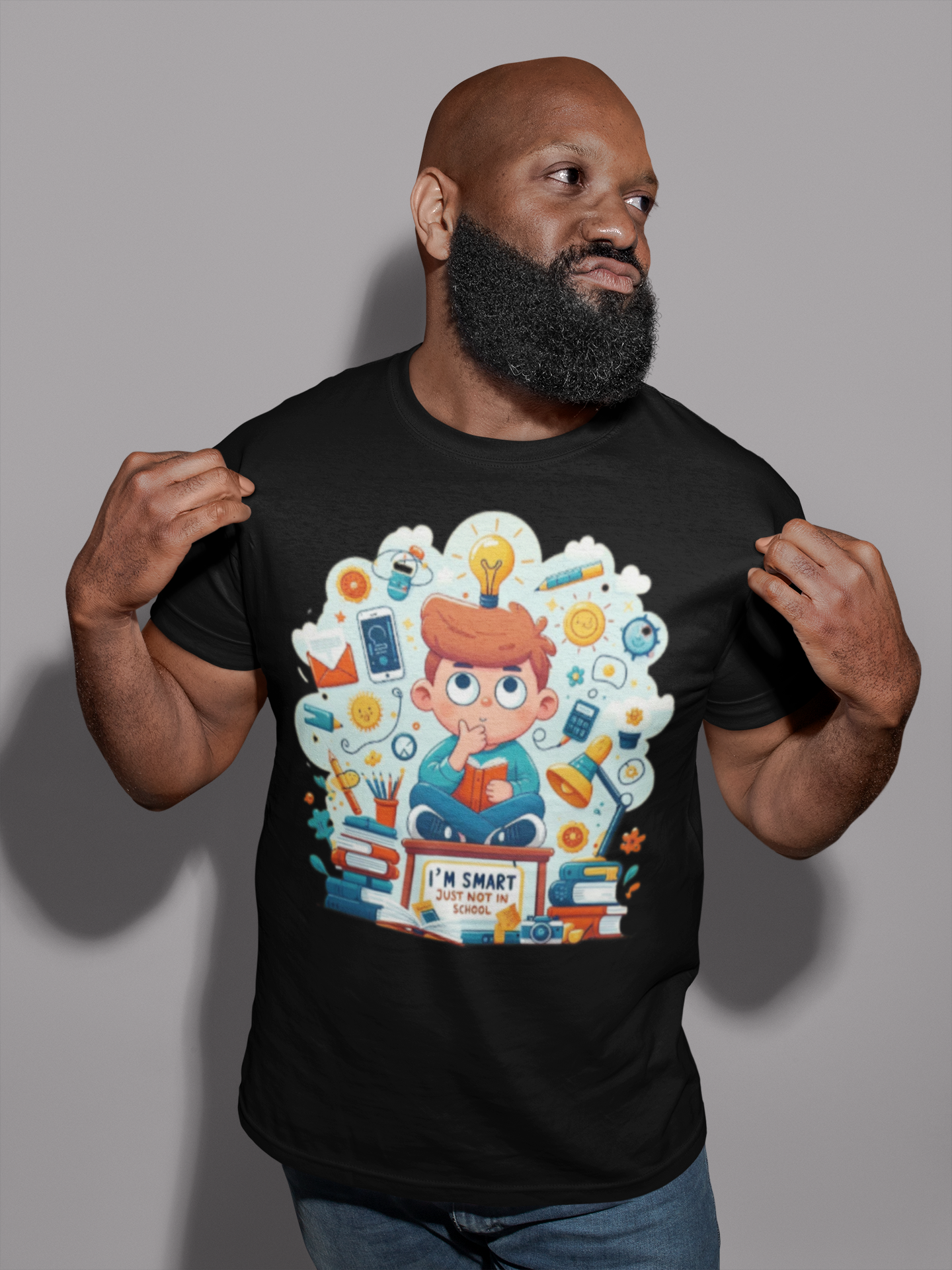 "I'm Smart Just Not in School"- Funny T-Shirt