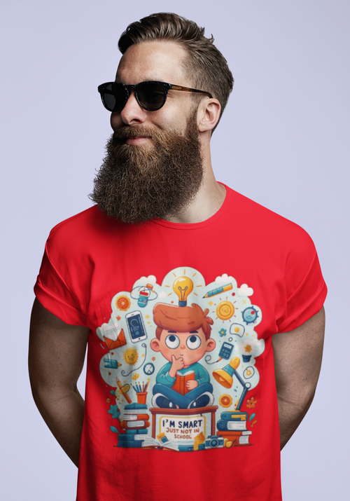"I'm Smart Just Not in School"- Funny T-Shirt