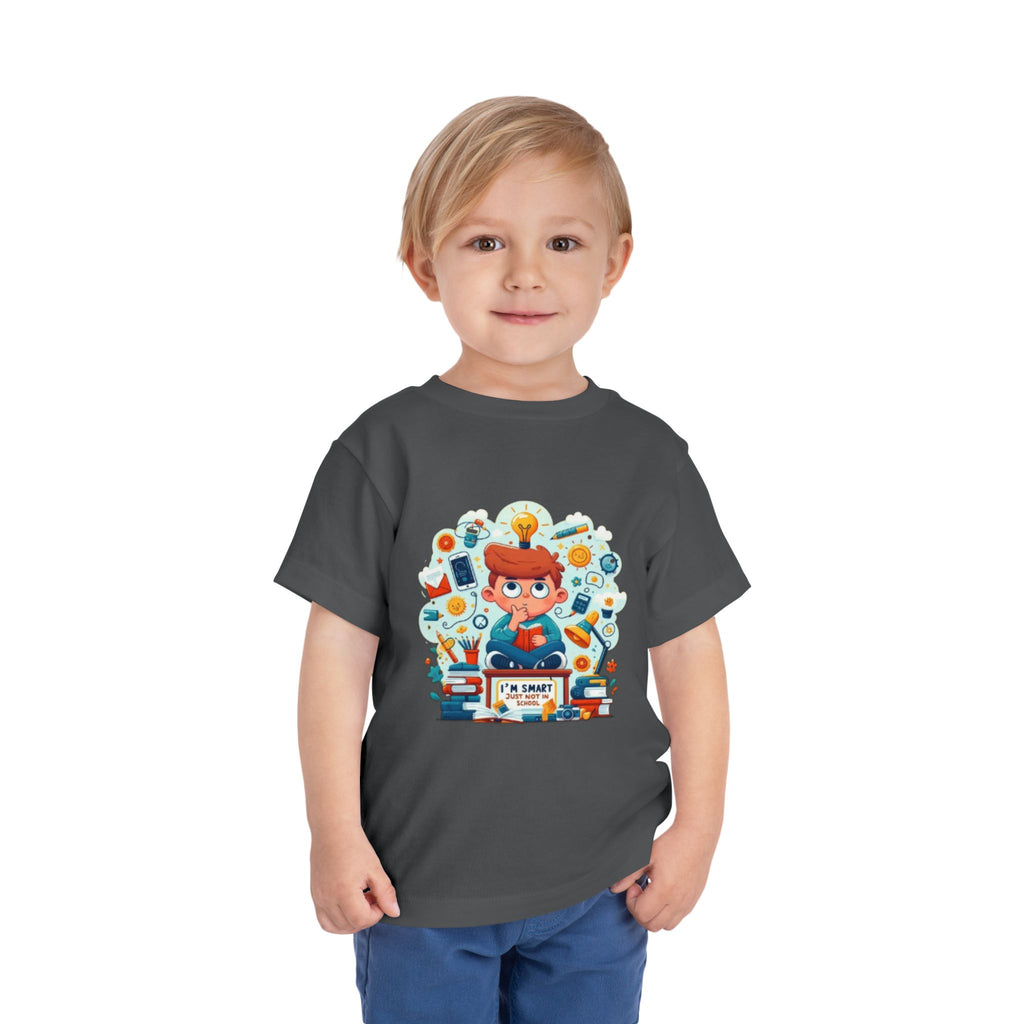 Smart Kid Toddler Tee — "I’m Smart" Back-to-School Shirt