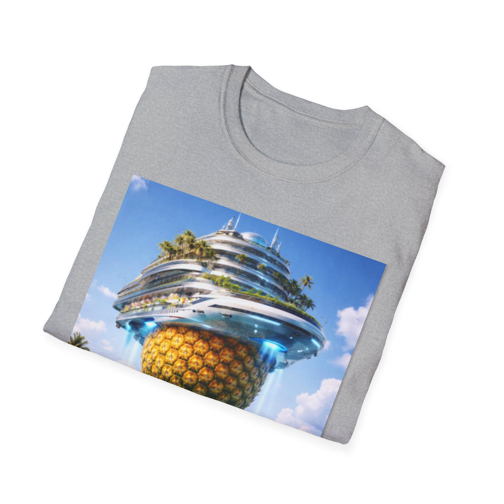 Futuristic Pineapple Cruise T-Shirt — Fun Exclusive Cruise Tee